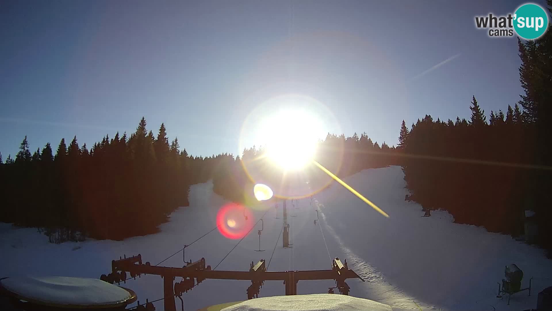 Station de ski Rogla Webcam Ostruščica pistes 1 et 2