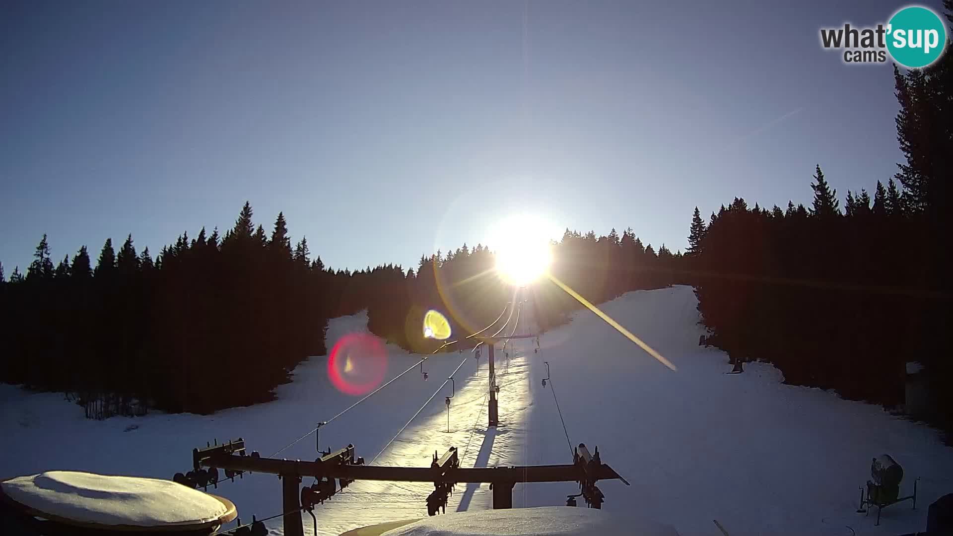 Station de ski Rogla Webcam Ostruščica pistes 1 et 2