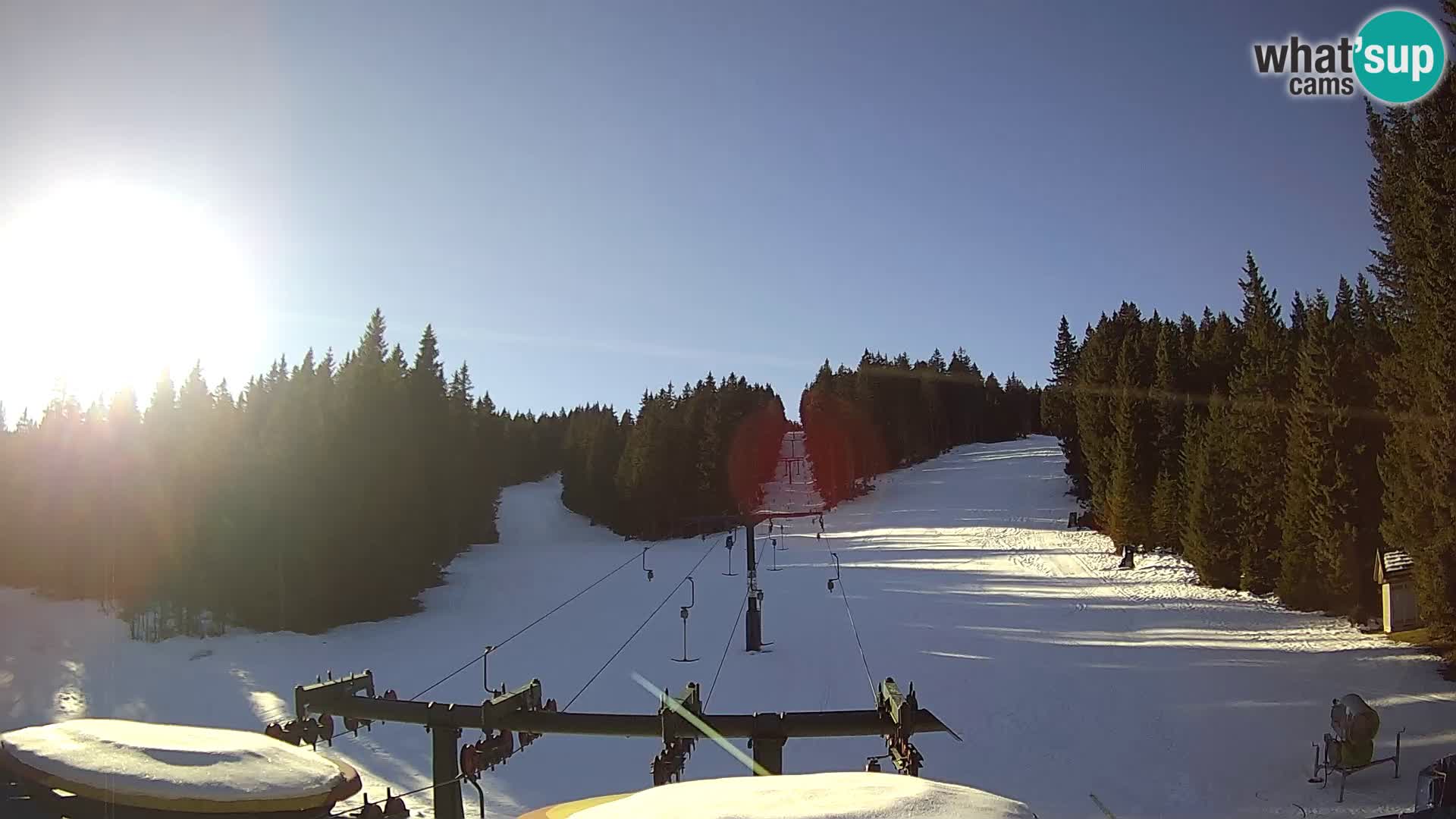 Station de ski Rogla Webcam Ostruščica pistes 1 et 2