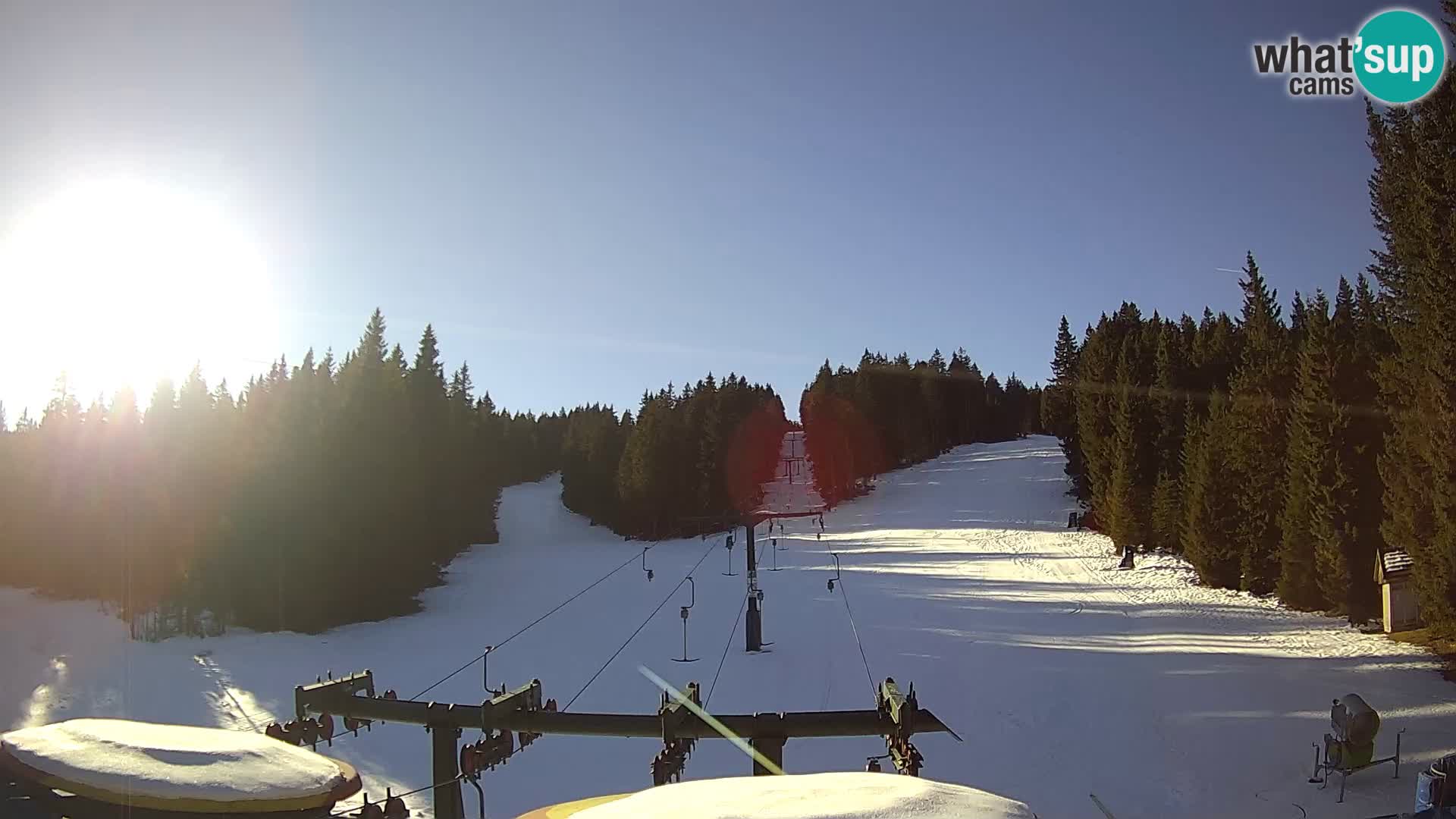 Estación de esquí Rogla Webcam Ostruščica pistas 1 y 2