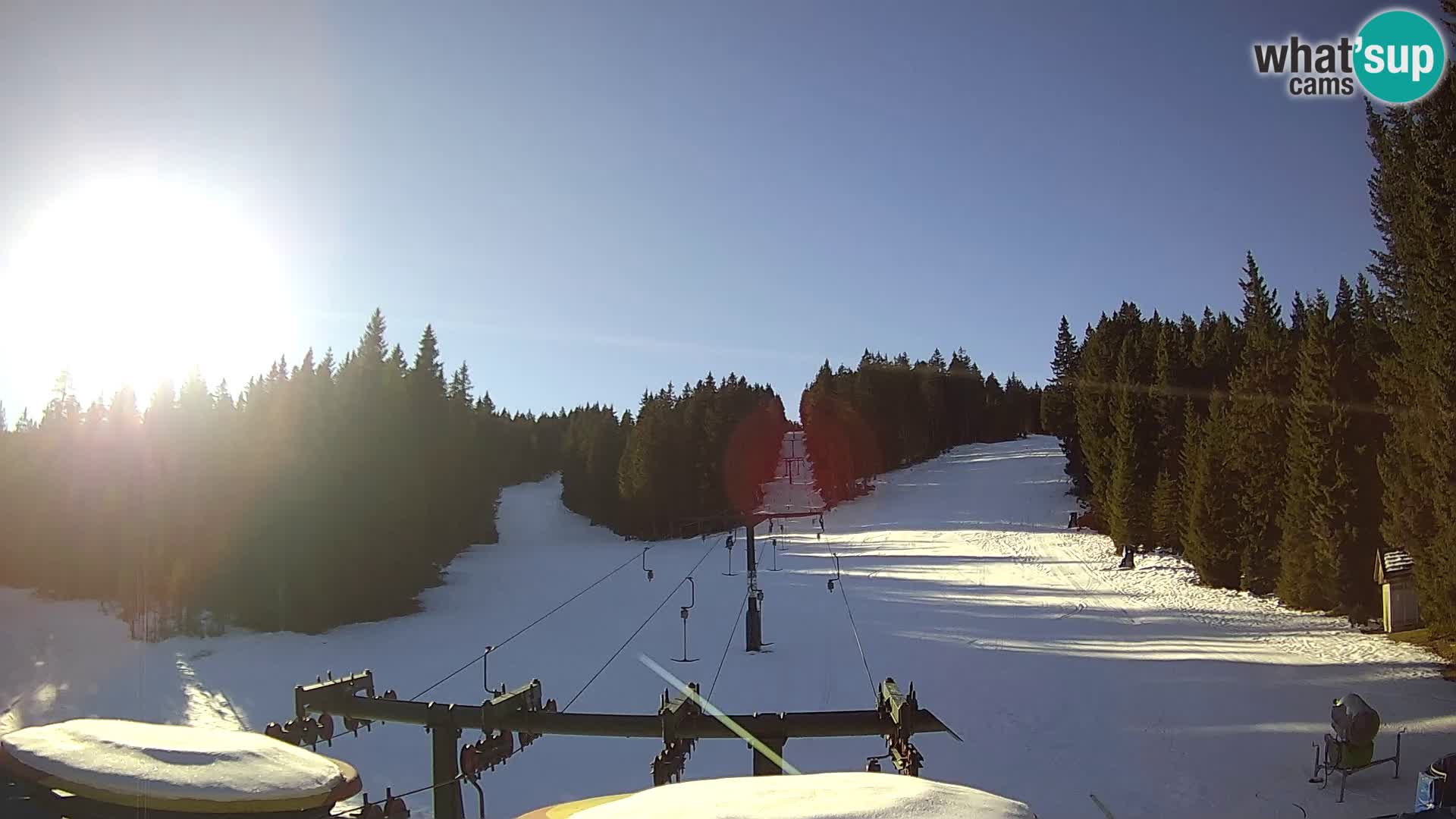 Station de ski Rogla Webcam Ostruščica pistes 1 et 2