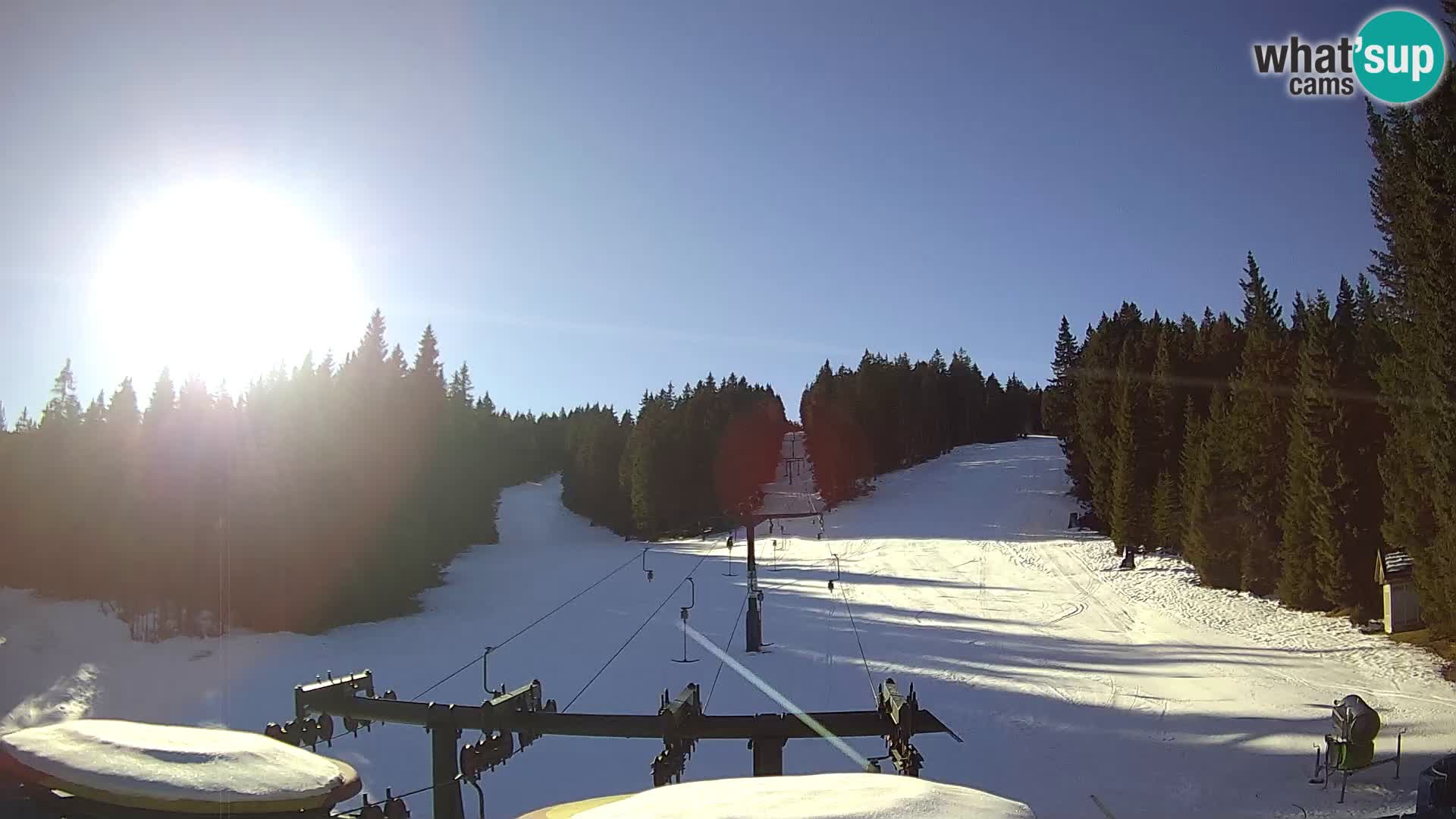 Estación de esquí Rogla Webcam Ostruščica pistas 1 y 2