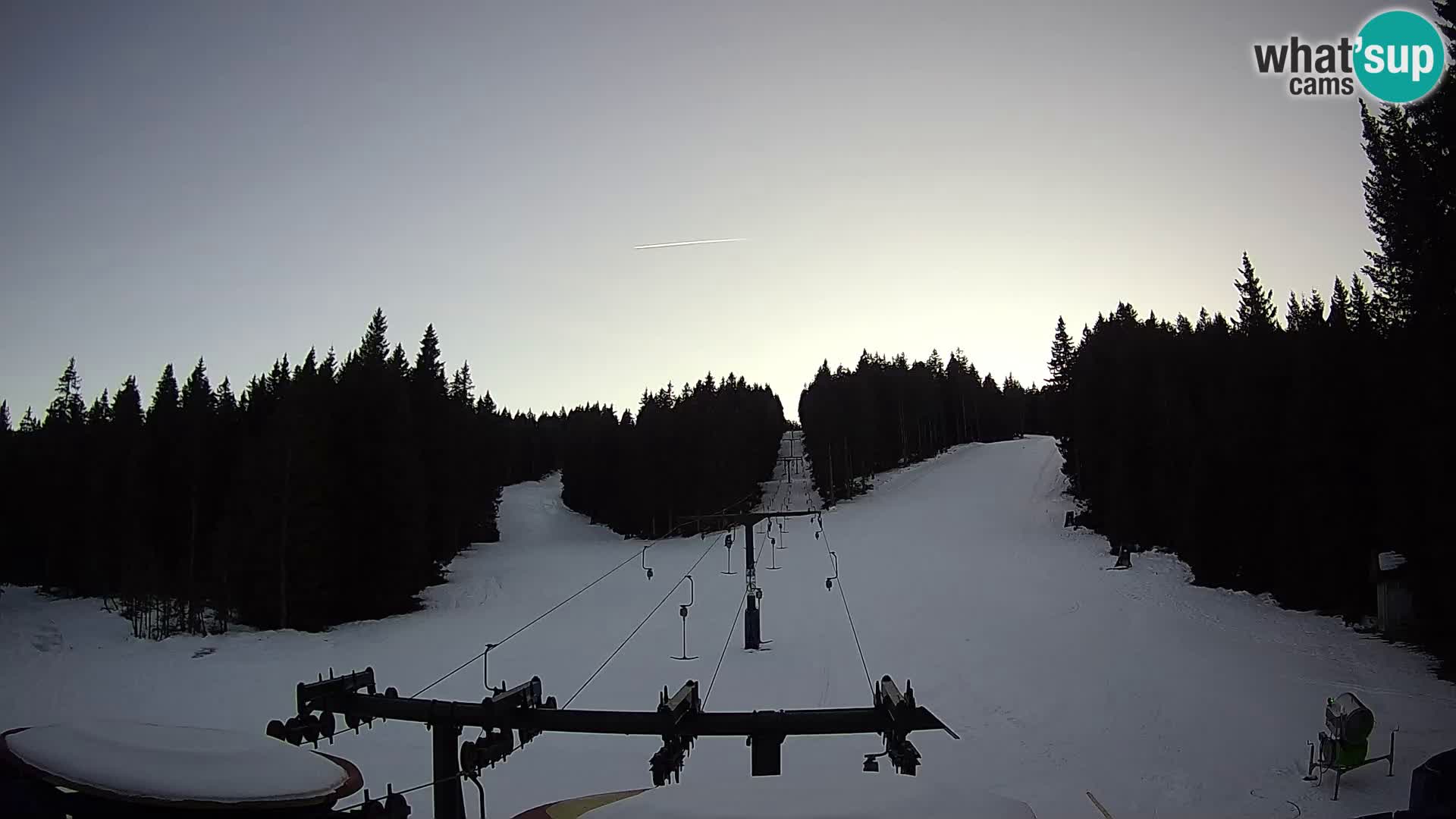 Skijalište Rogla web kamera Ostruščica proga 1 in 2