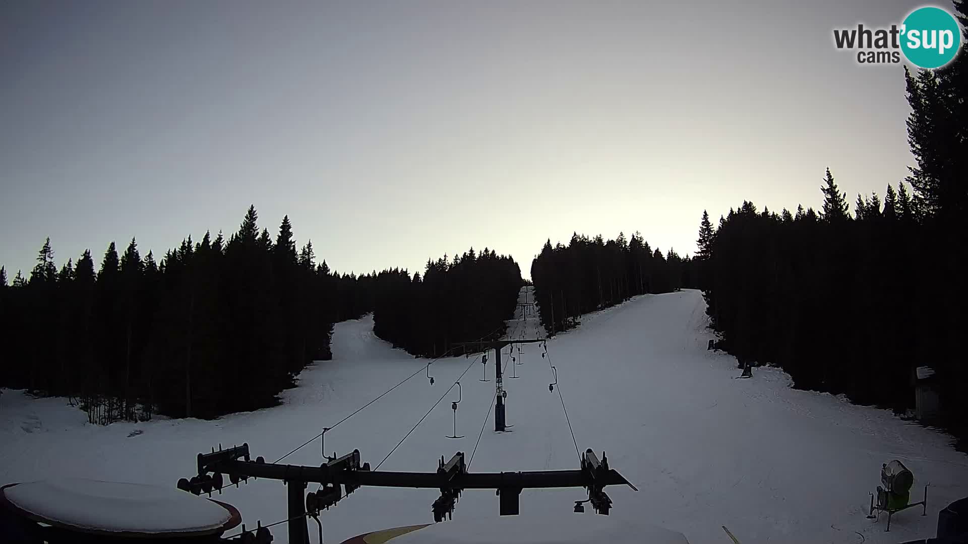 Skijalište Rogla web kamera Ostruščica proga 1 in 2