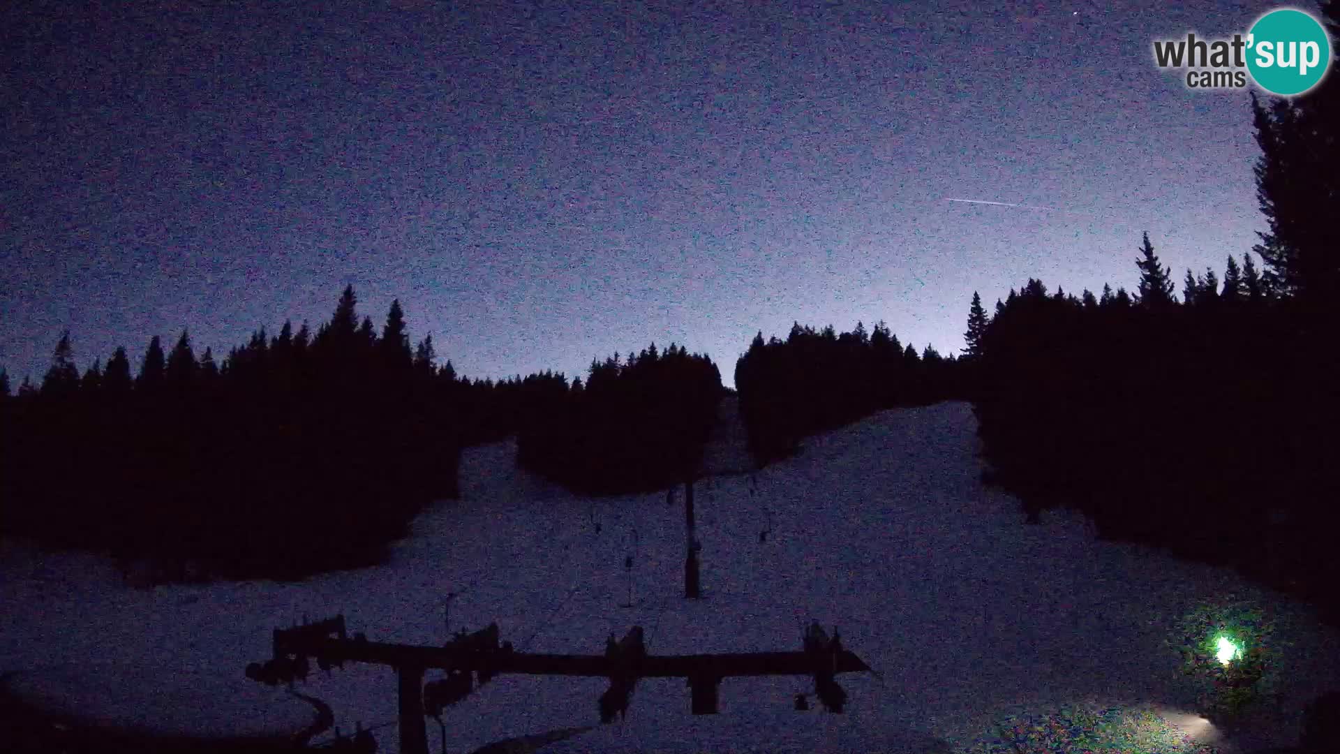 Smučišče Rogla Spletna kamera Ostruščica proga 1 in 2