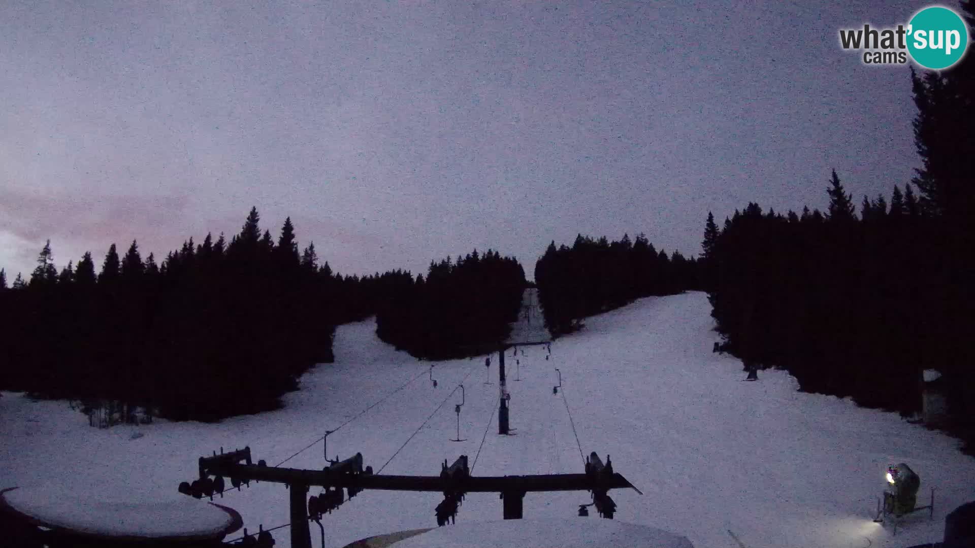 Station de ski Rogla Webcam Ostruščica pistes 1 et 2
