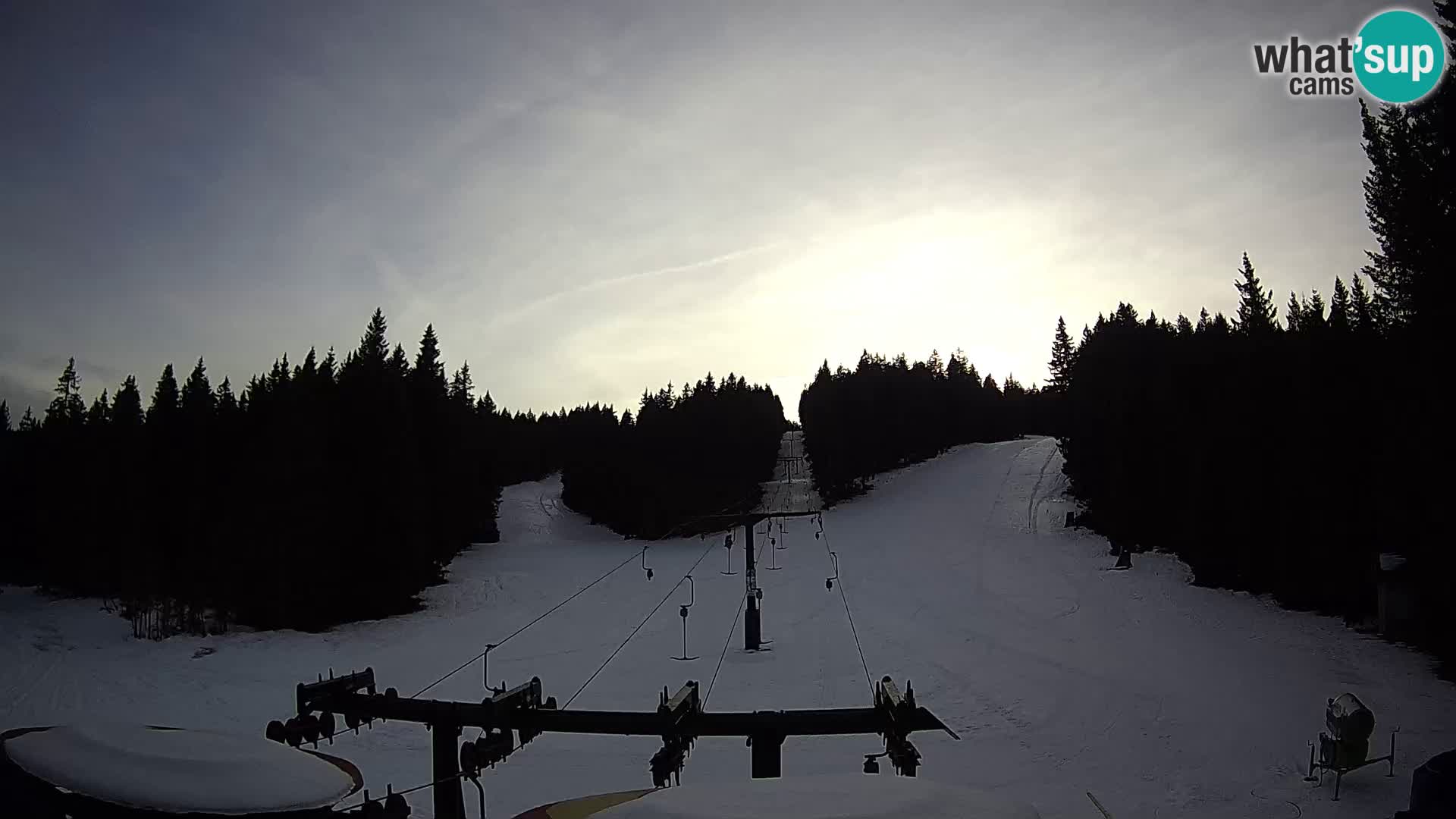 Comprensorio sciistico Rogla Webcam live Ostruščica piste 1 e 2