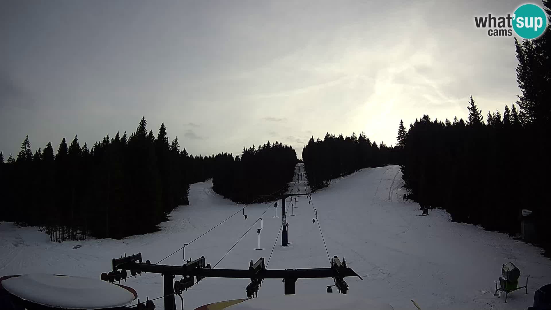 Comprensorio sciistico Rogla Webcam live Ostruščica piste 1 e 2