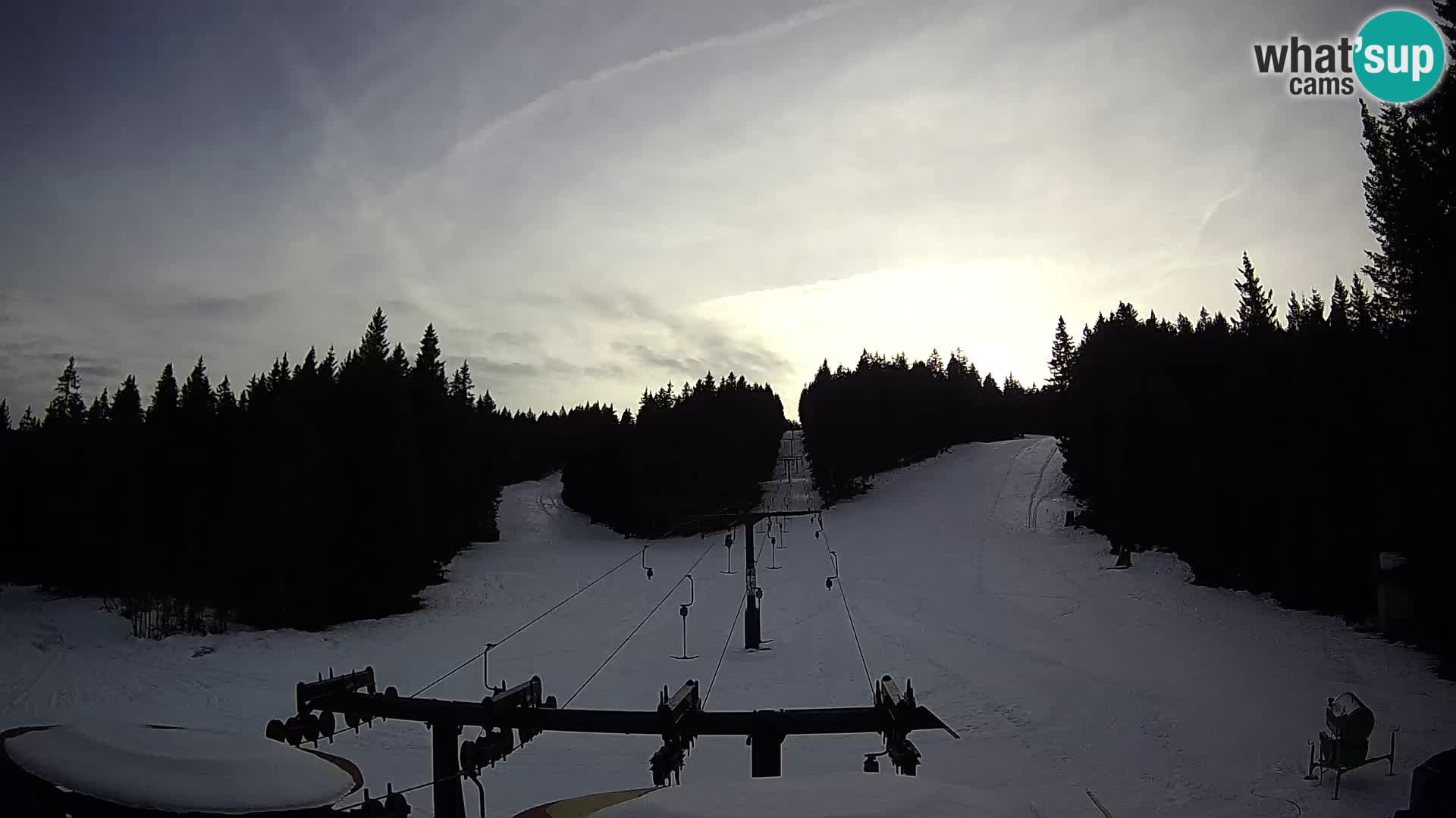 Skigebiet Rogla Webcam Ostruščica Piste 1 und 2