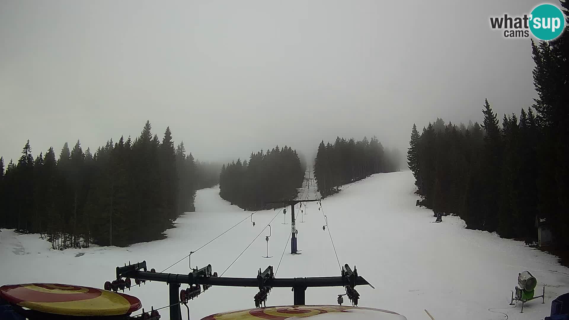 Skijalište Rogla web kamera Ostruščica proga 1 in 2