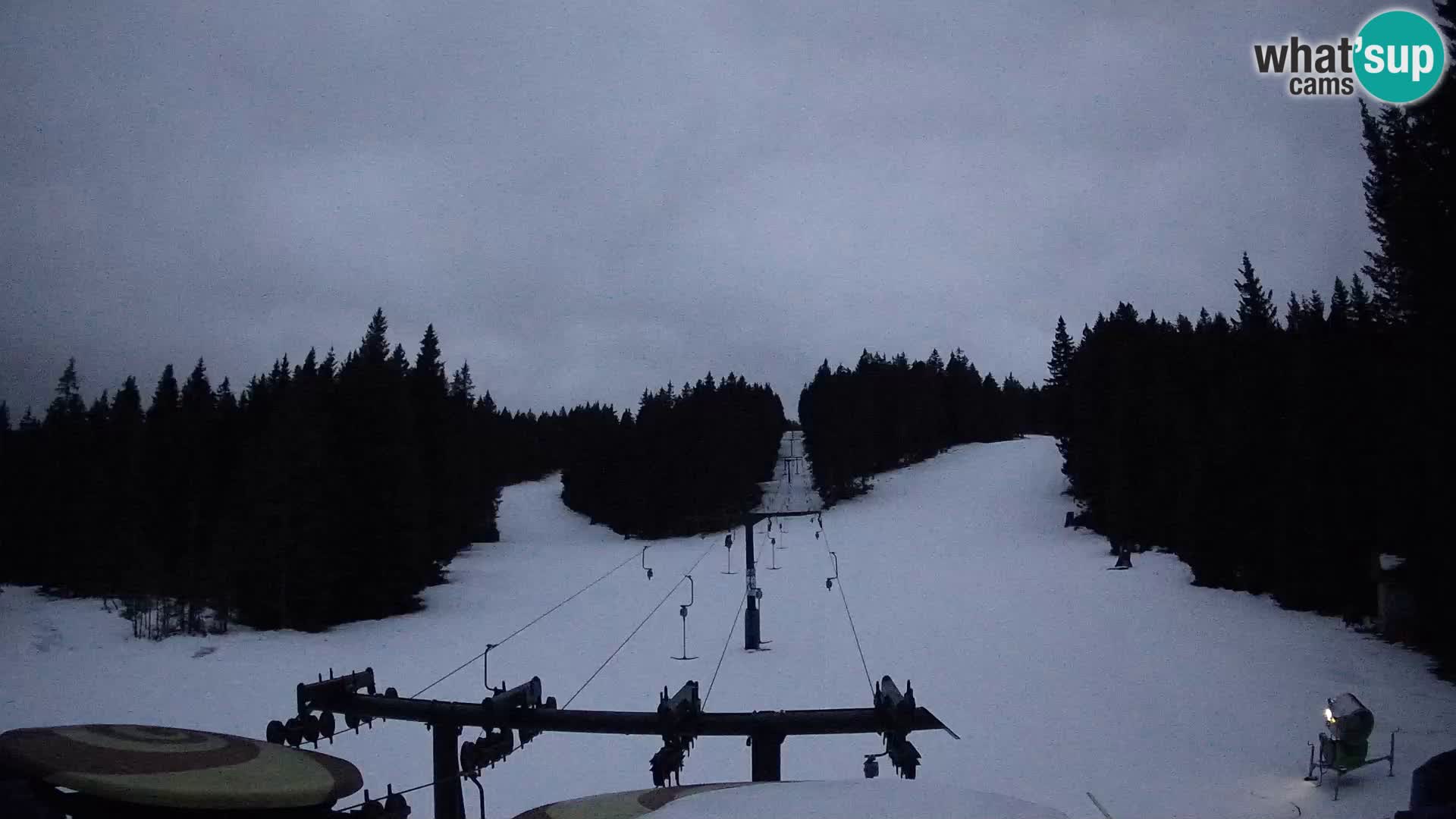 Comprensorio sciistico Rogla Webcam live Ostruščica piste 1 e 2