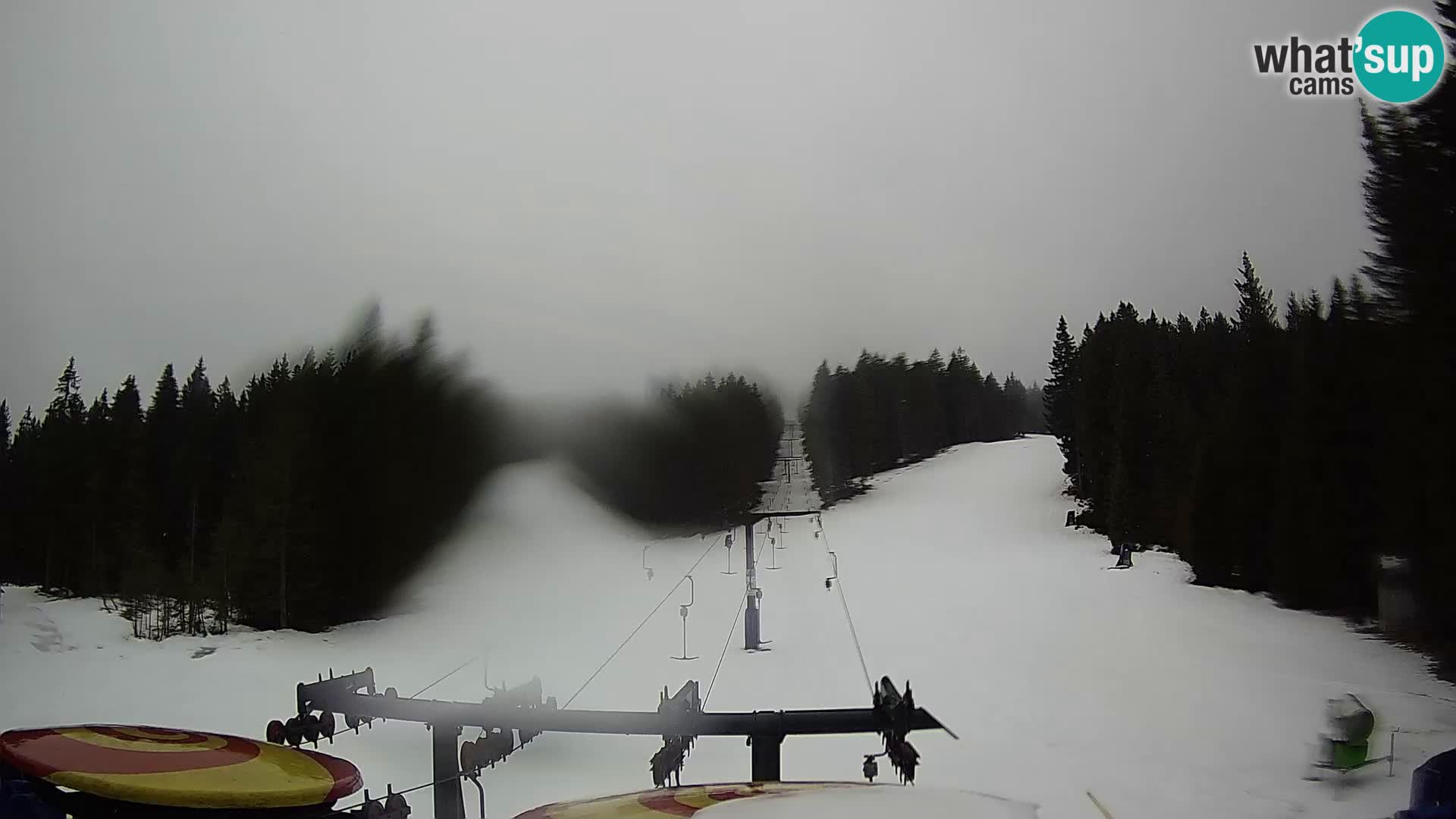 Skijalište Rogla web kamera Ostruščica proga 1 in 2