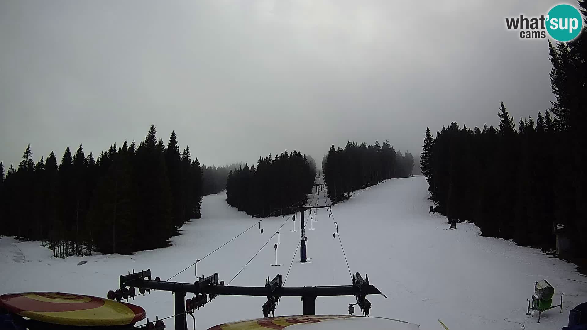 Skigebiet Rogla Webcam Ostruščica Piste 1 und 2