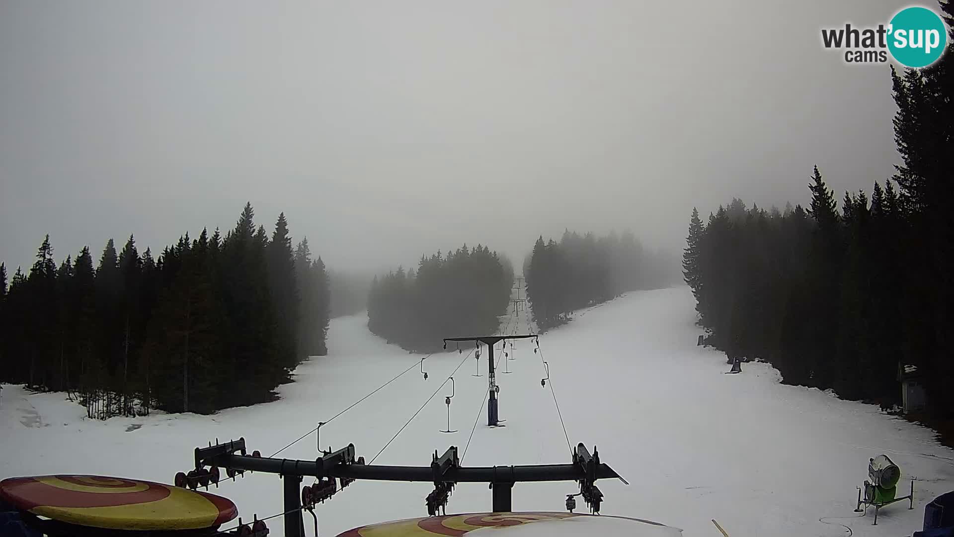 Skigebiet Rogla Webcam Ostruščica Piste 1 und 2