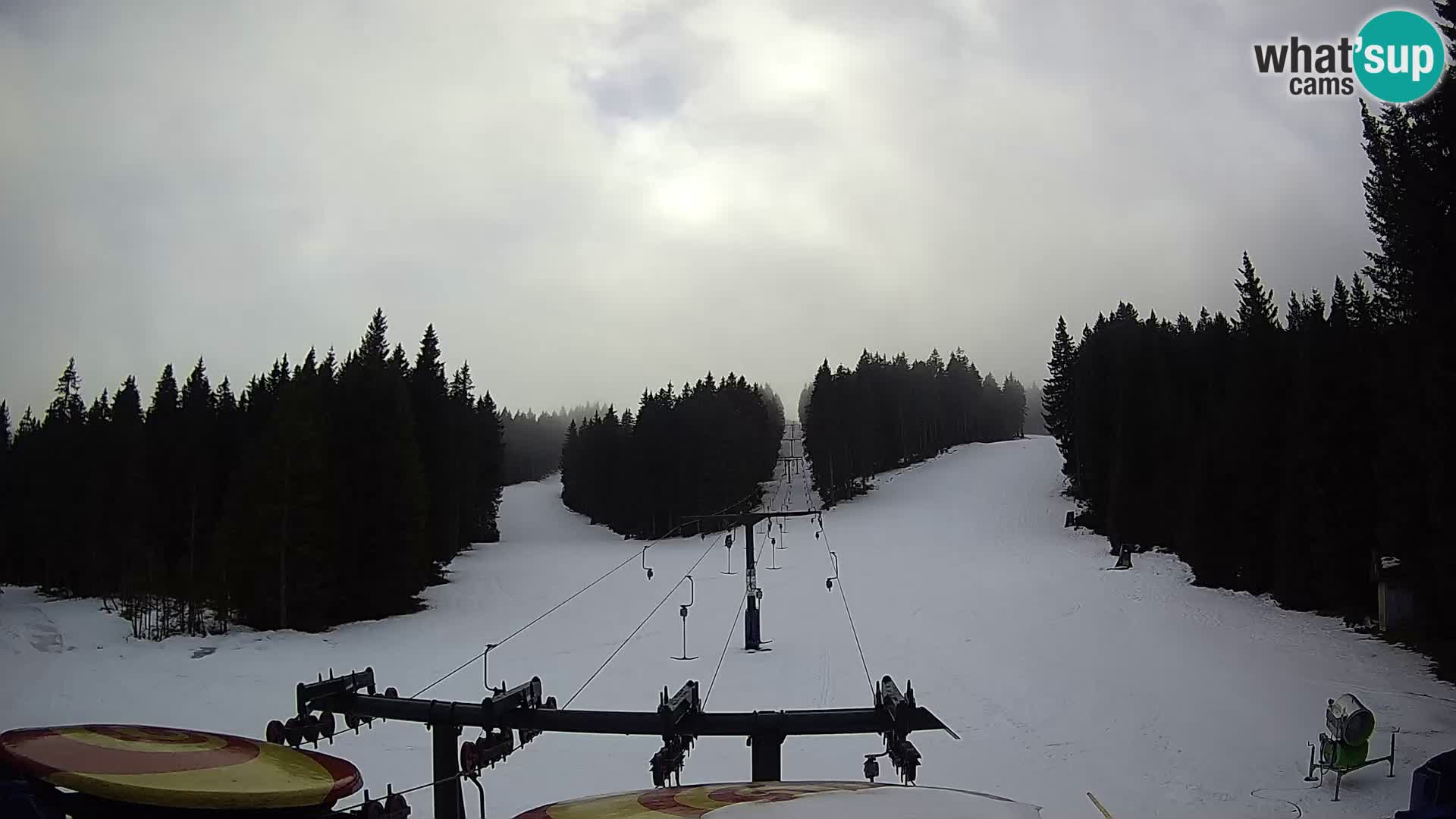 Skigebiet Rogla Webcam Ostruščica Piste 1 und 2