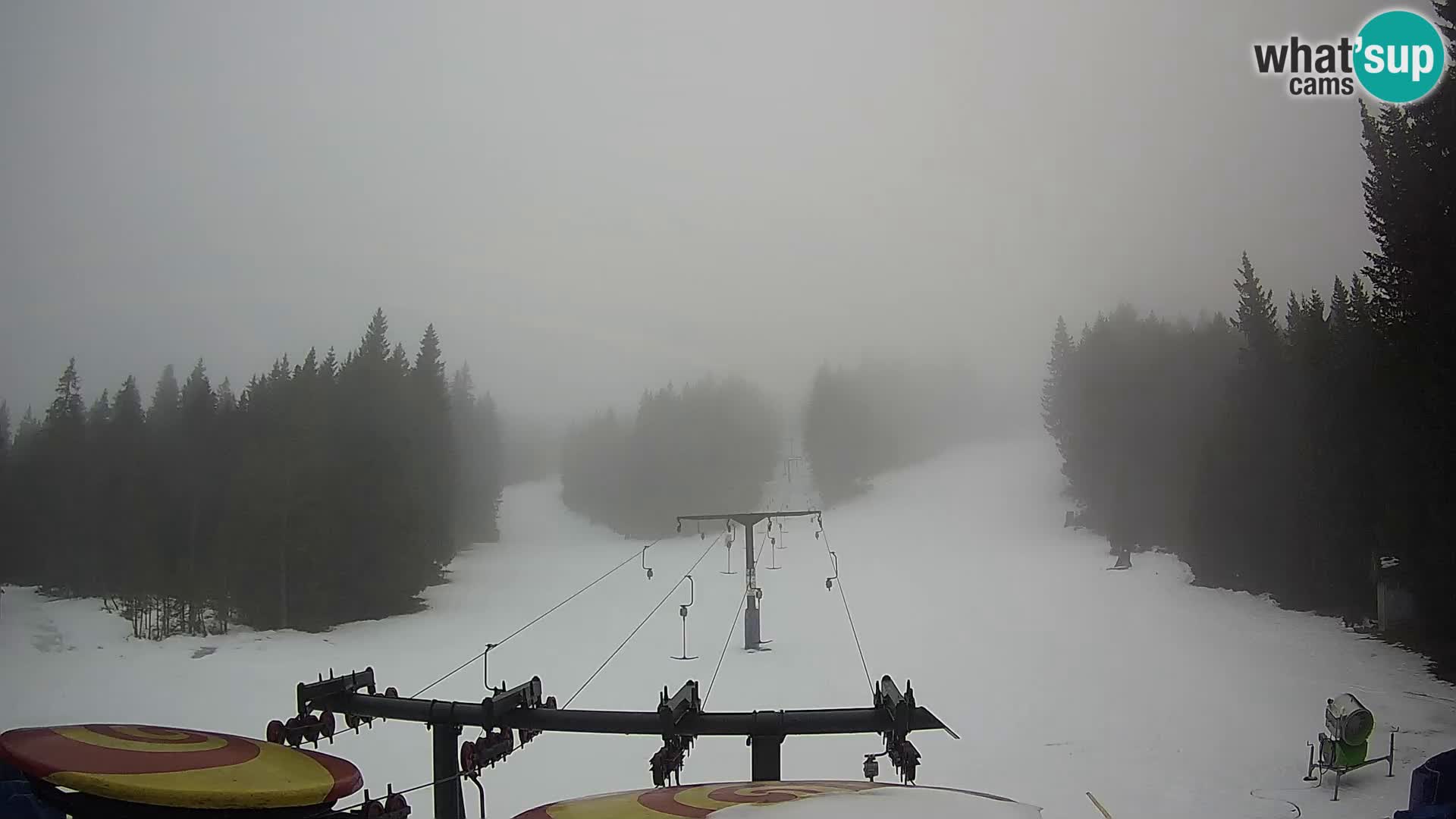 Smučišče Rogla Spletna kamera Ostruščica proga 1 in 2