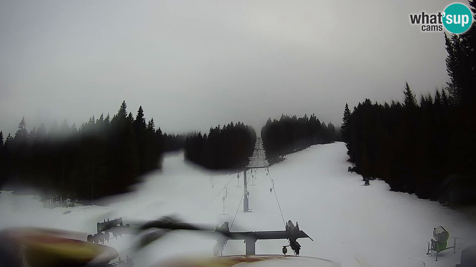 Skijalište Rogla web kamera Ostruščica proga 1 in 2