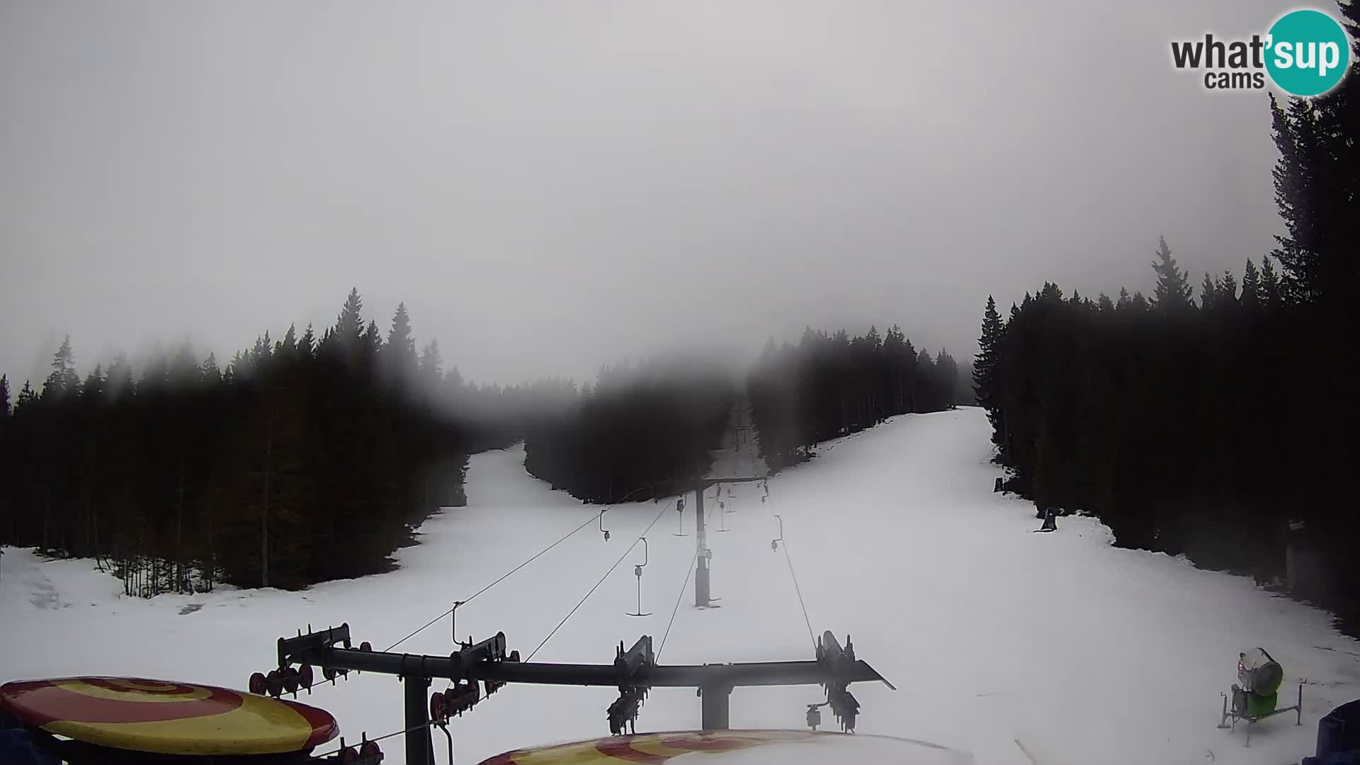 Comprensorio sciistico Rogla Webcam live Ostruščica piste 1 e 2