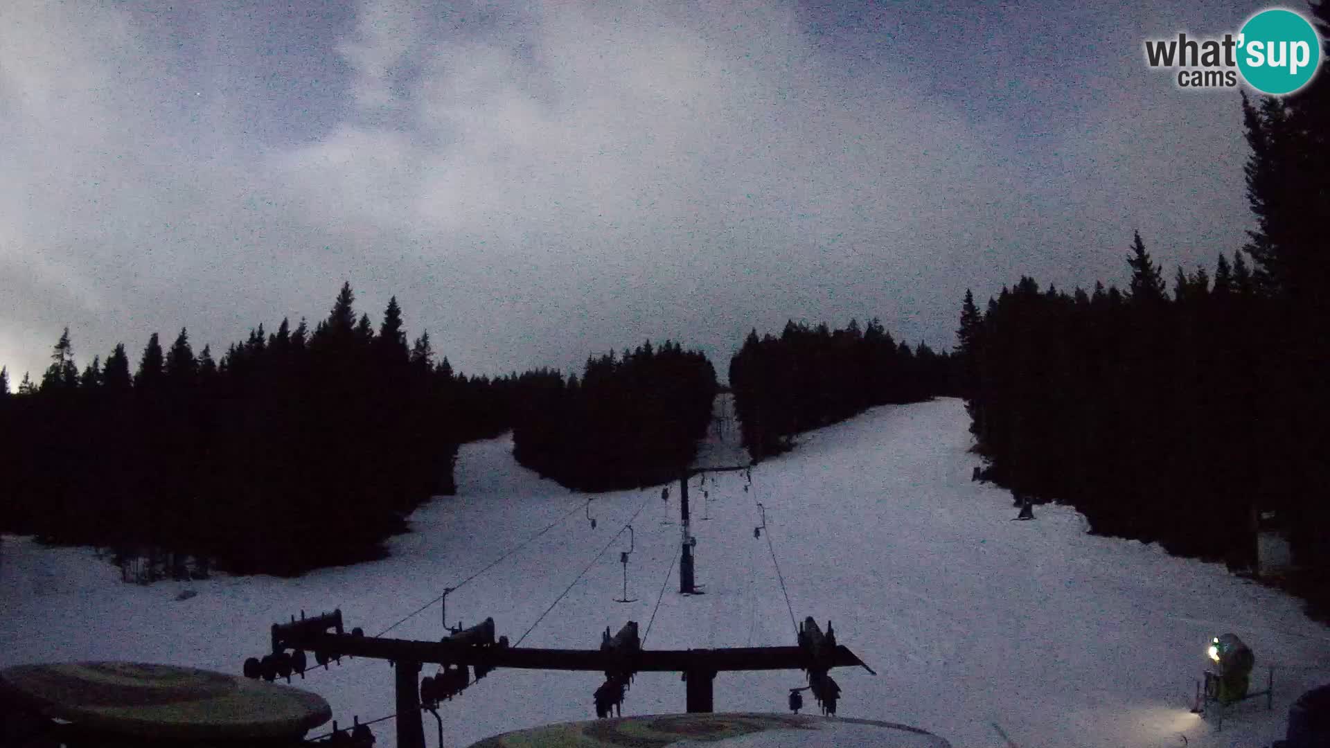 Estación de esquí Rogla Webcam Ostruščica pistas 1 y 2