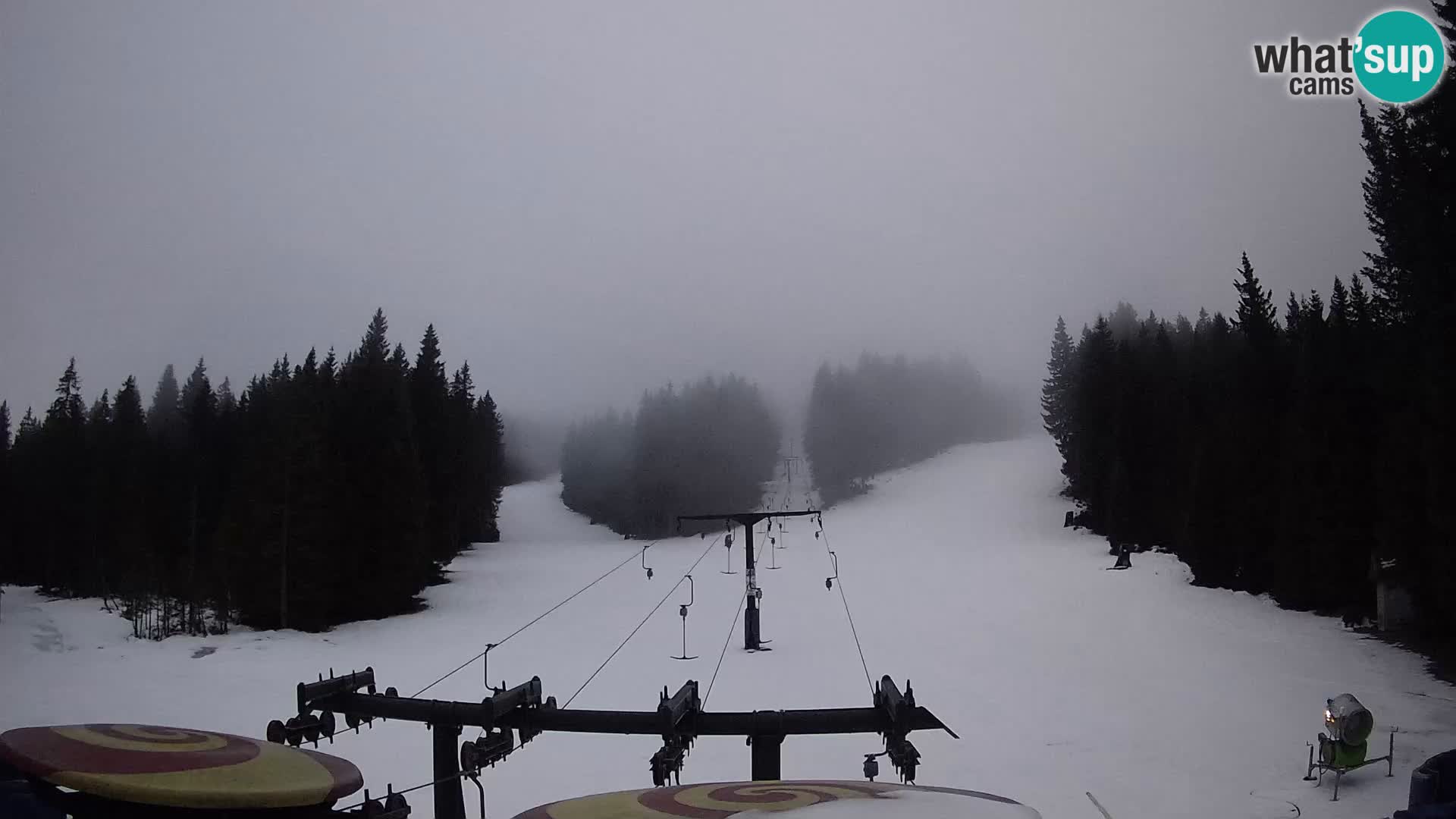 Skigebiet Rogla Webcam Ostruščica Piste 1 und 2