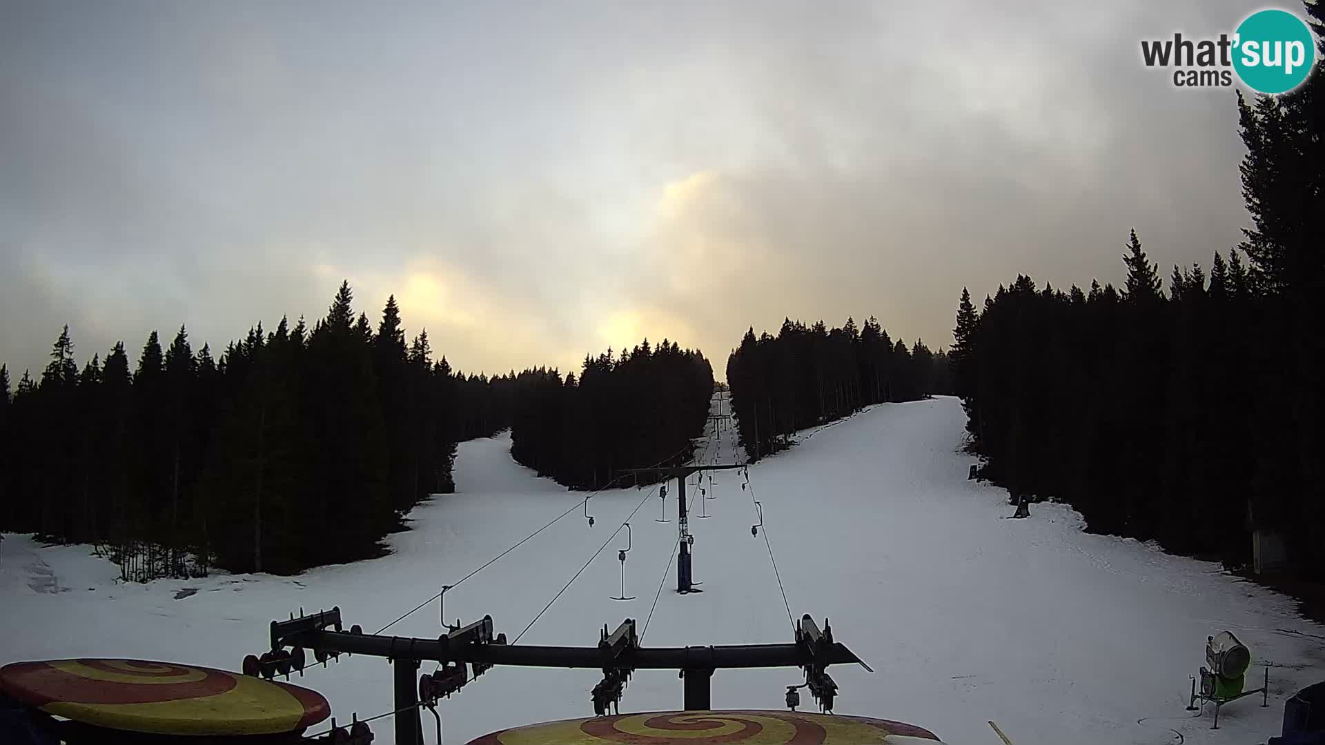 Estación de esquí Rogla Webcam Ostruščica pistas 1 y 2