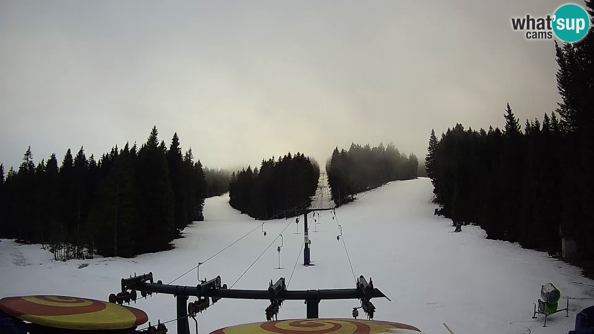 Skigebiet Rogla Webcam Ostruščica Piste 1 und 2