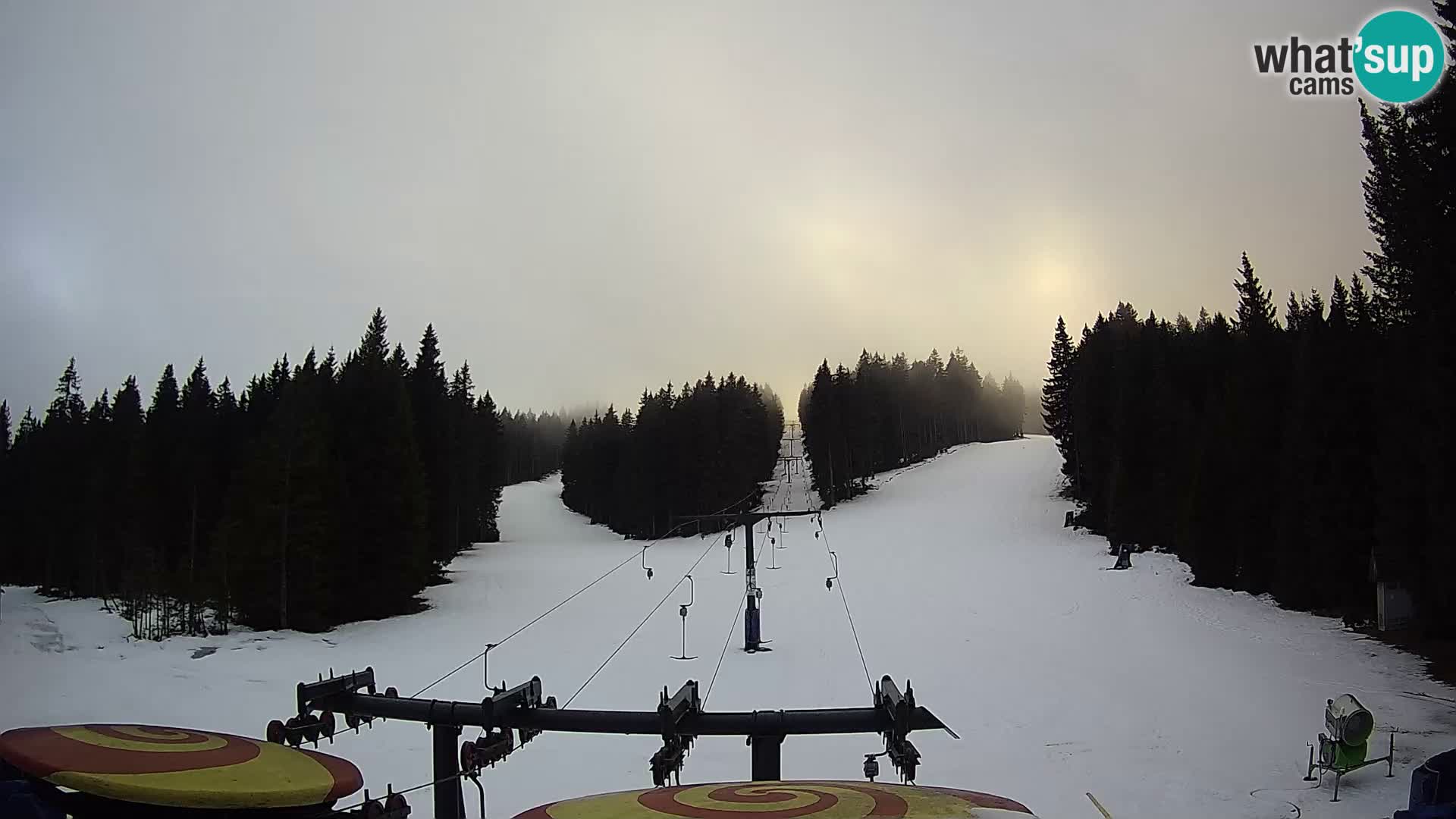 Station de ski Rogla Webcam Ostruščica pistes 1 et 2