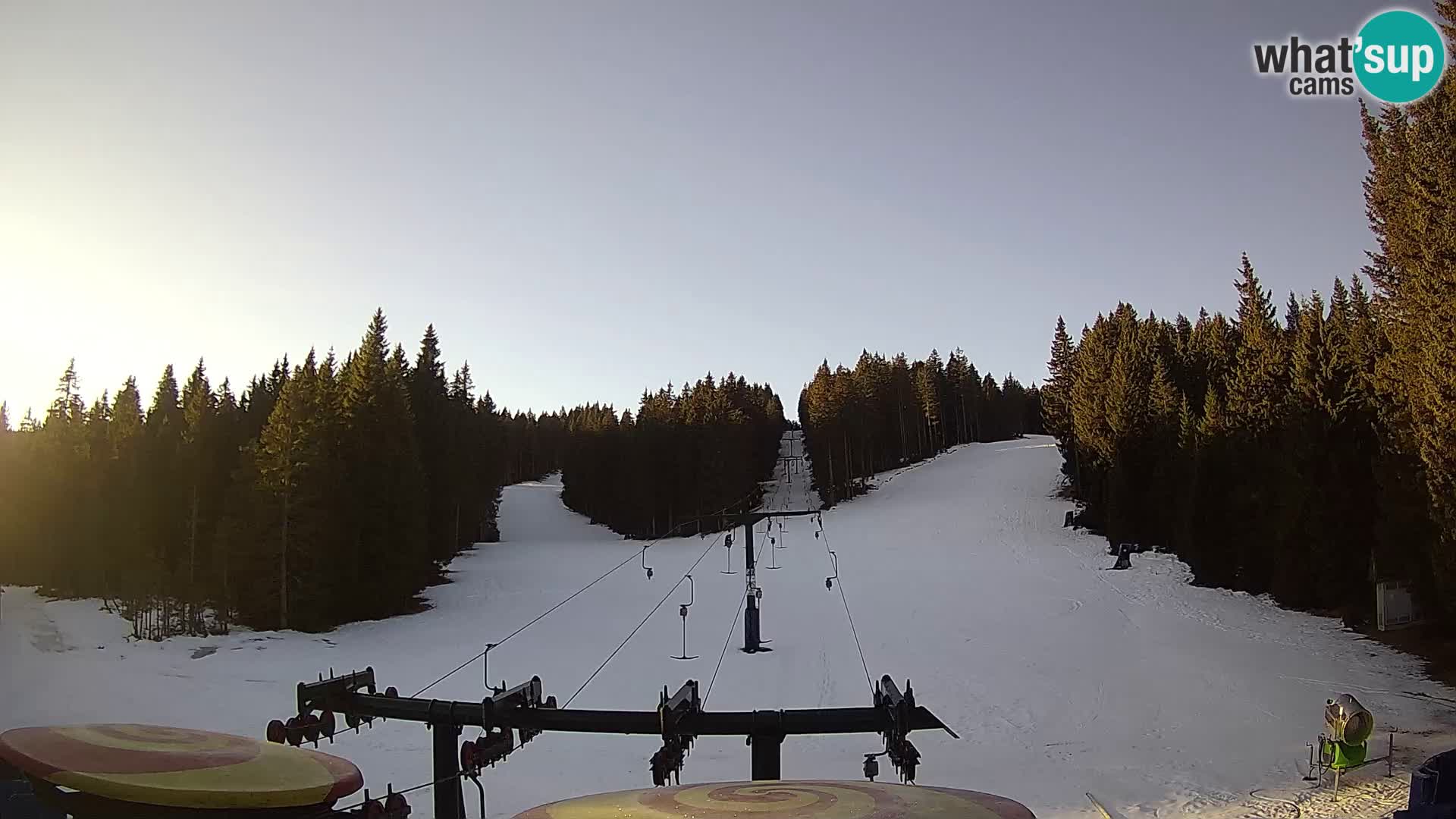 Station de ski Rogla Webcam Ostruščica pistes 1 et 2