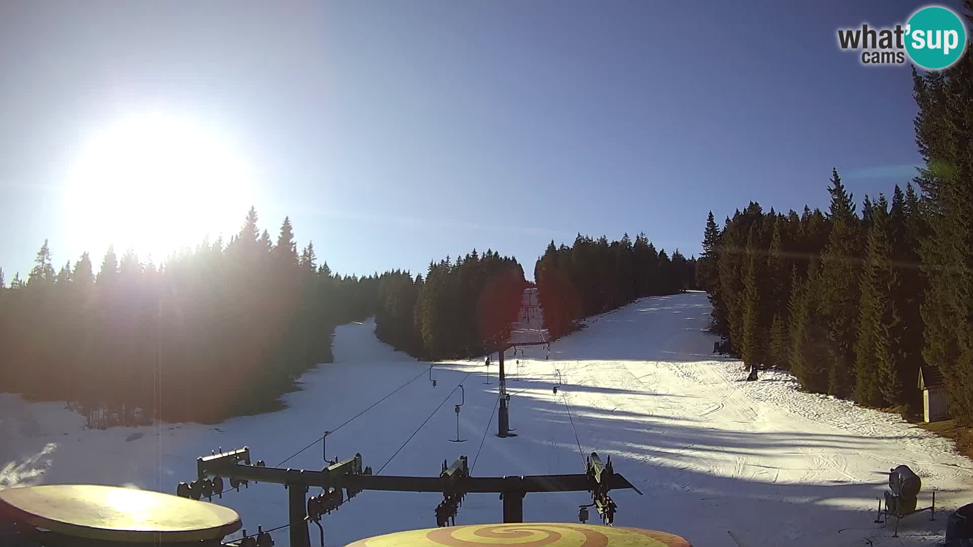 Estación de esquí Rogla Webcam Ostruščica pistas 1 y 2