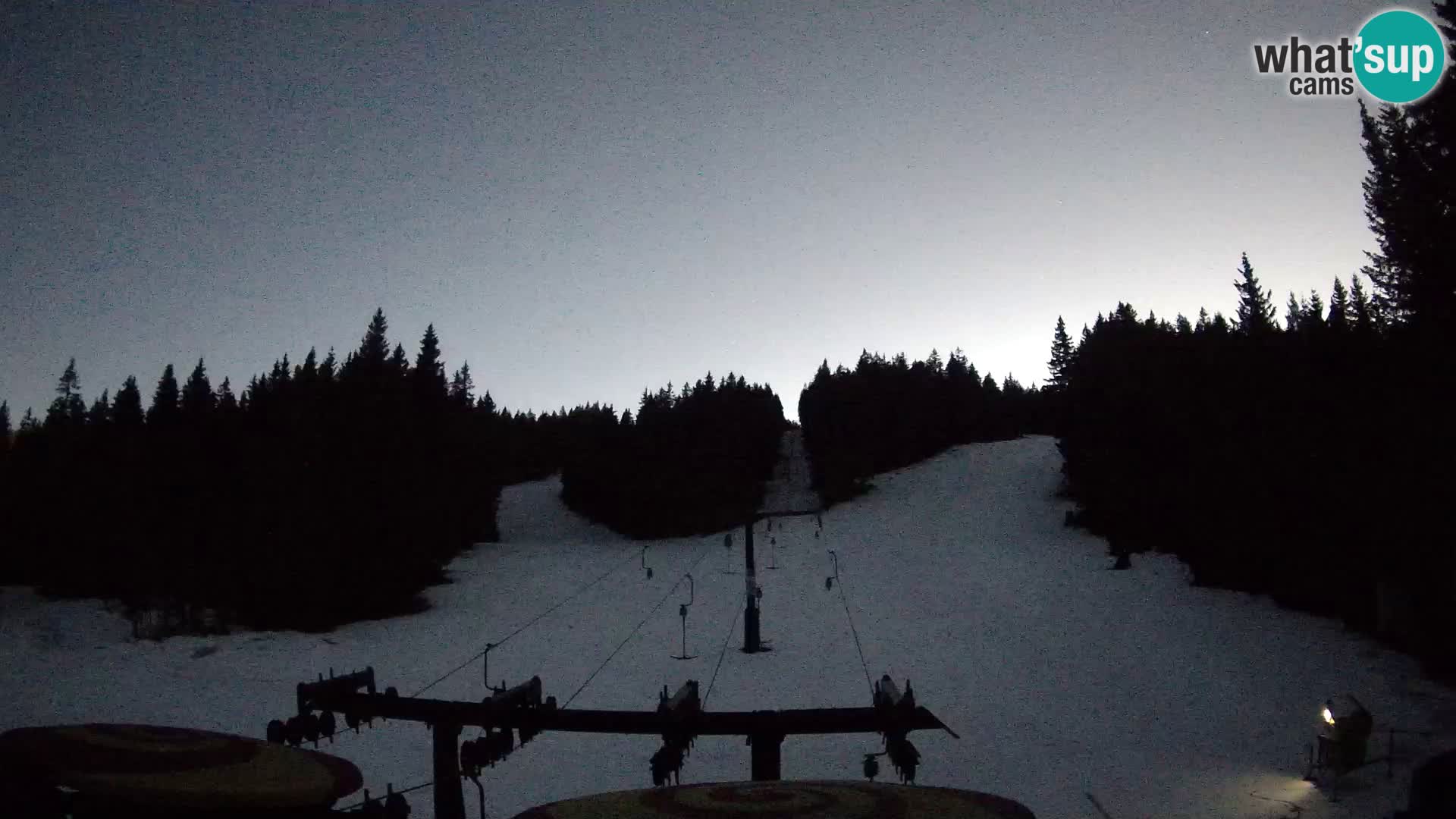 Skigebiet Rogla Webcam Ostruščica Piste 1 und 2