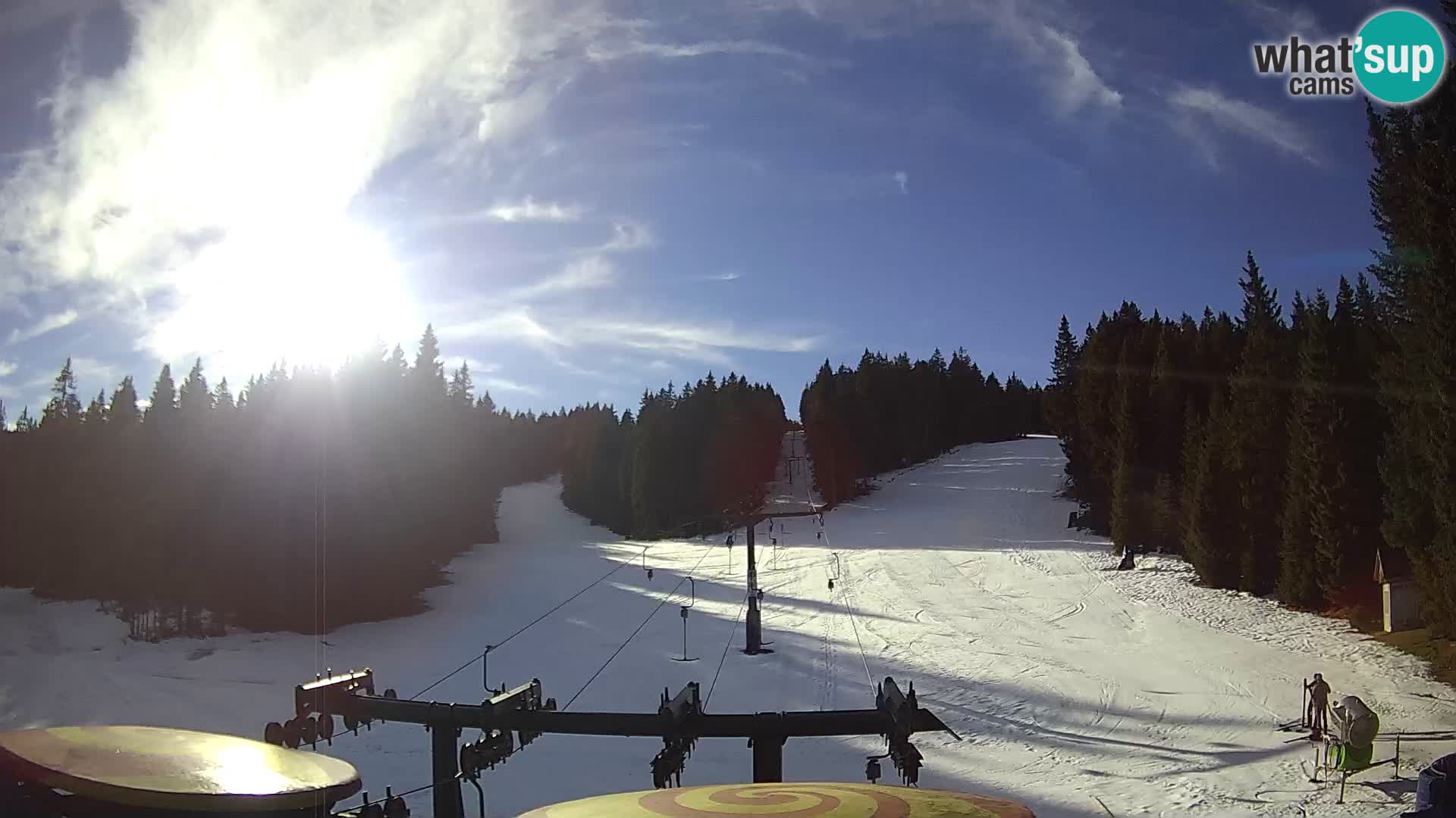 Station de ski Rogla Webcam Ostruščica pistes 1 et 2