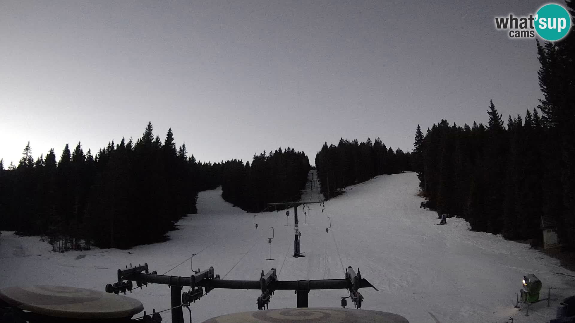 Skijalište Rogla web kamera Ostruščica proga 1 in 2