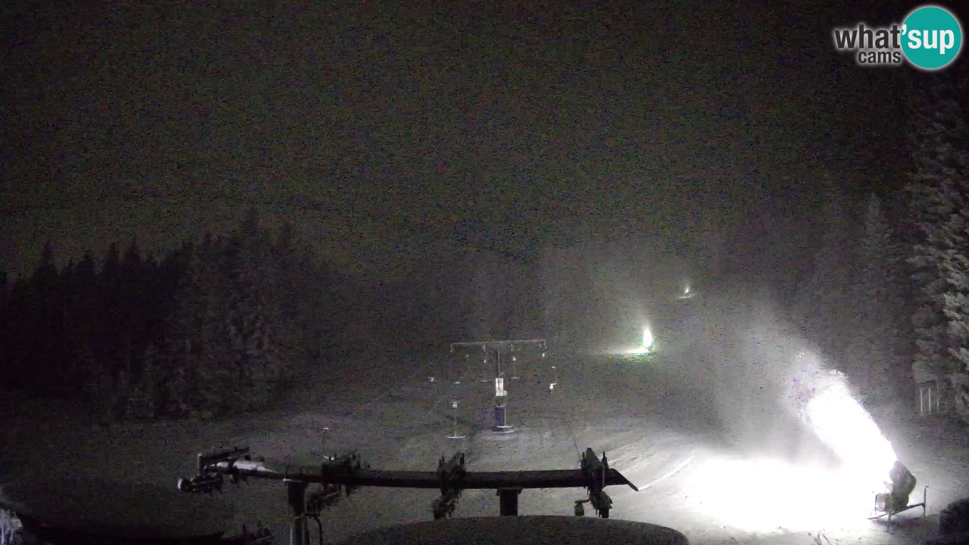 Comprensorio sciistico Rogla Webcam live Ostruščica piste 1 e 2