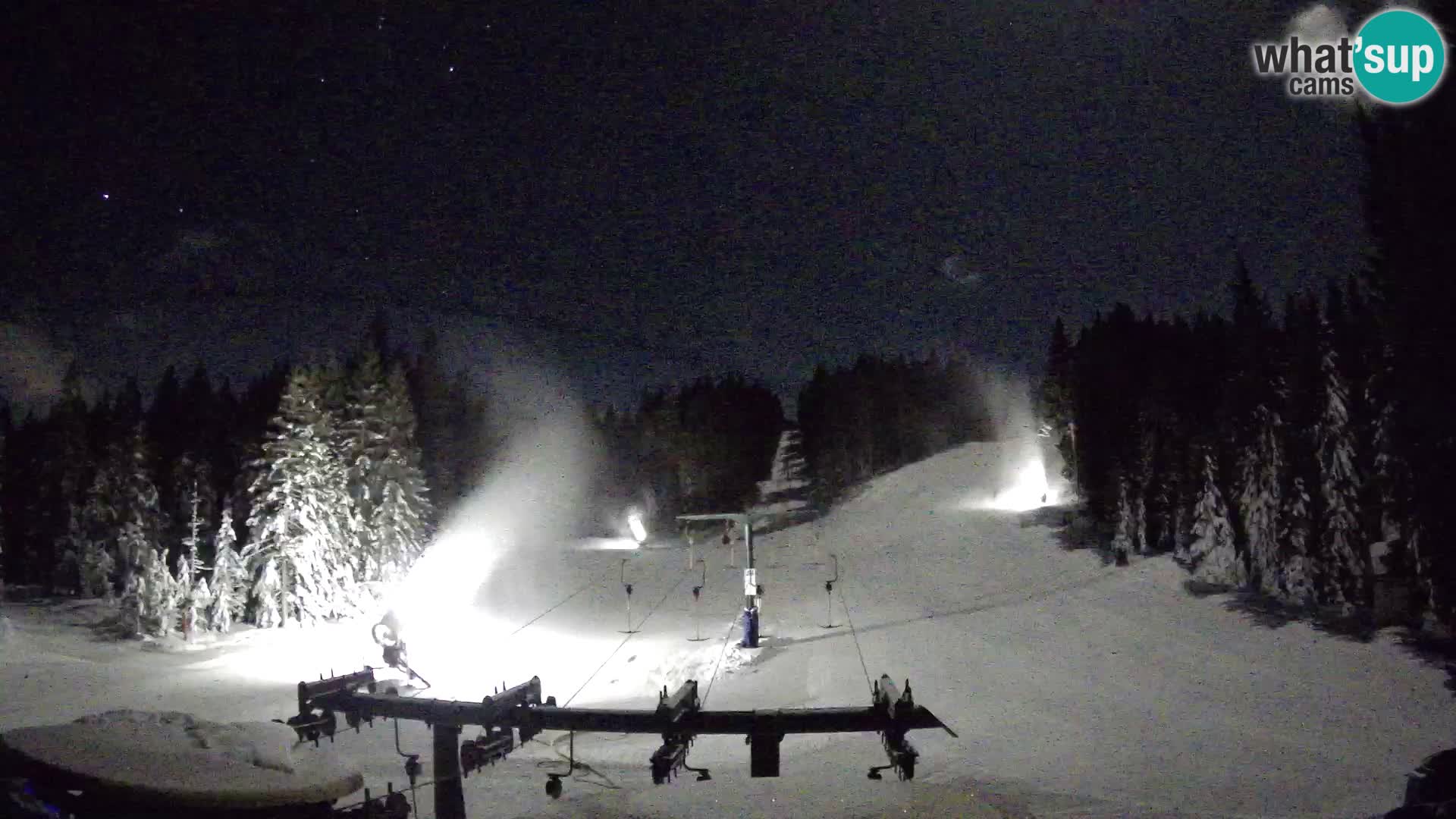 Station de ski Rogla Webcam Ostruščica pistes 1 et 2