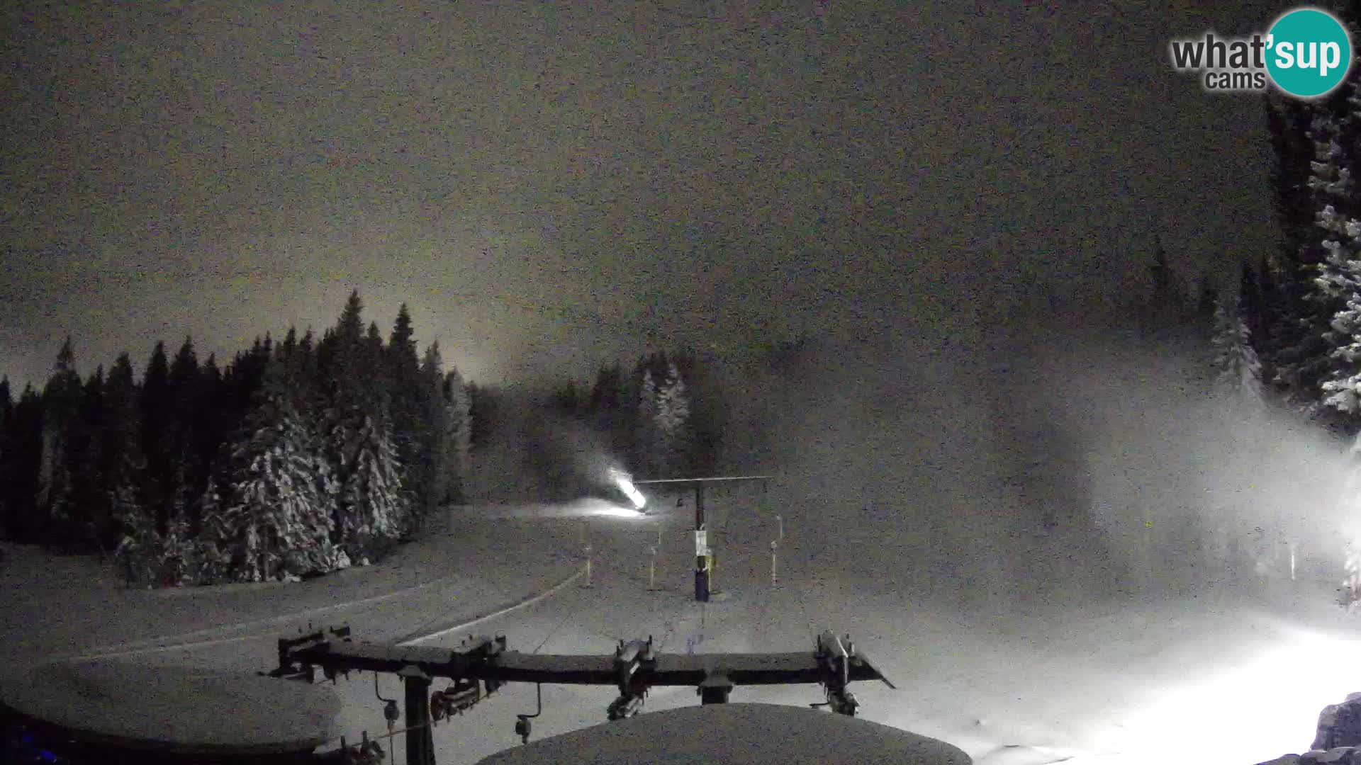 Smučišče Rogla Spletna kamera Ostruščica proga 1 in 2