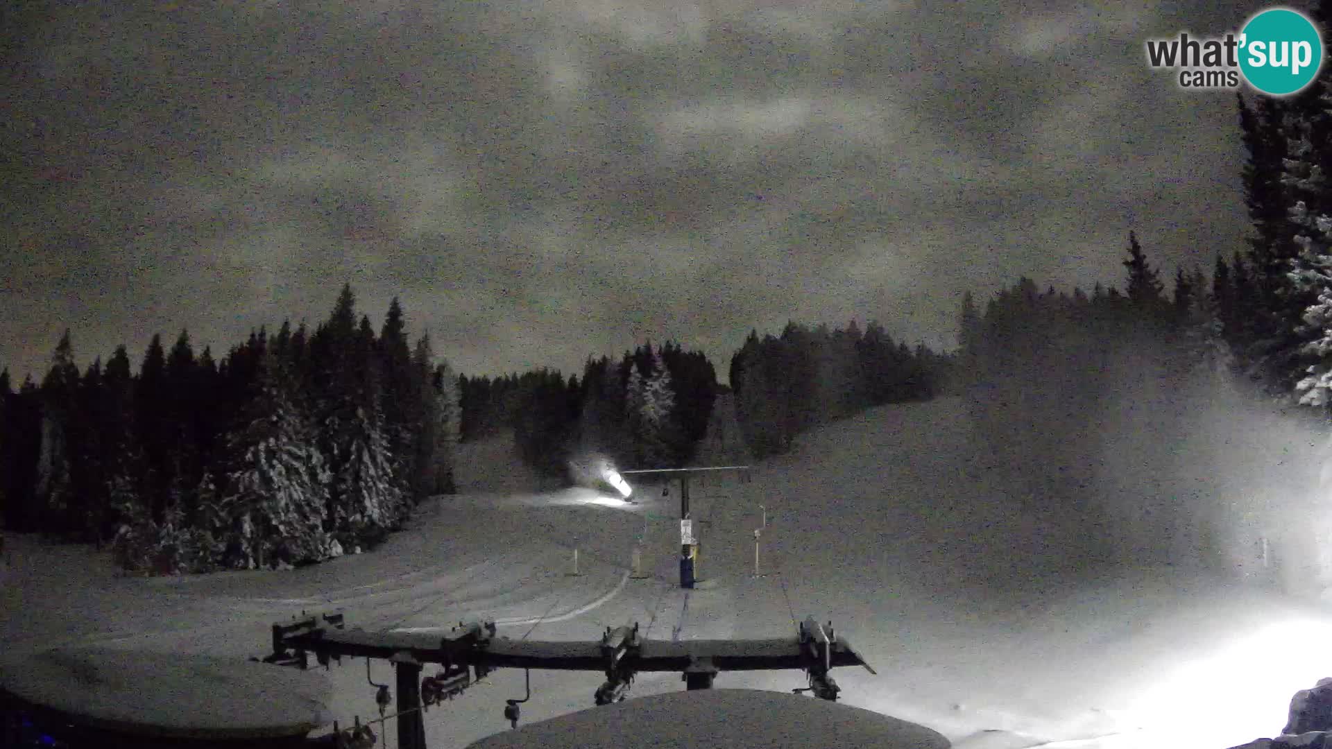 Comprensorio sciistico Rogla Webcam live Ostruščica piste 1 e 2