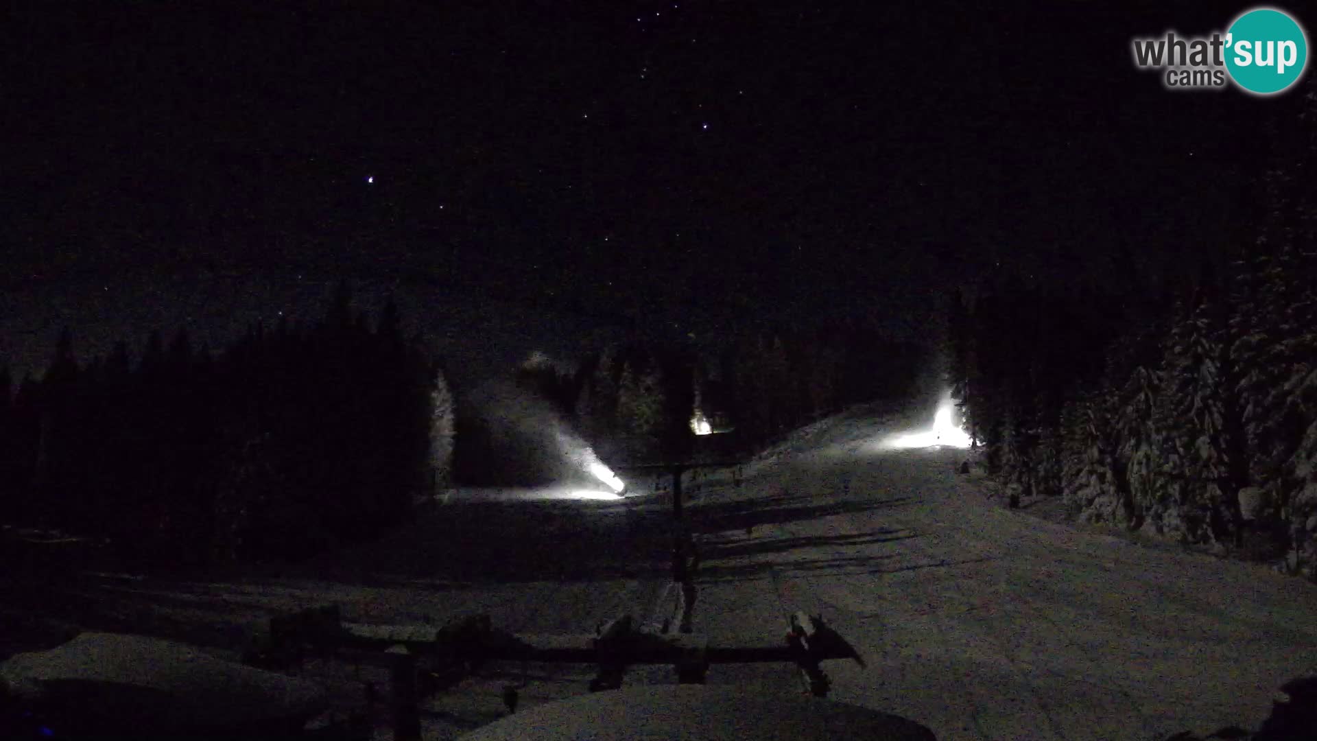 Skigebiet Rogla Webcam Ostruščica Piste 1 und 2