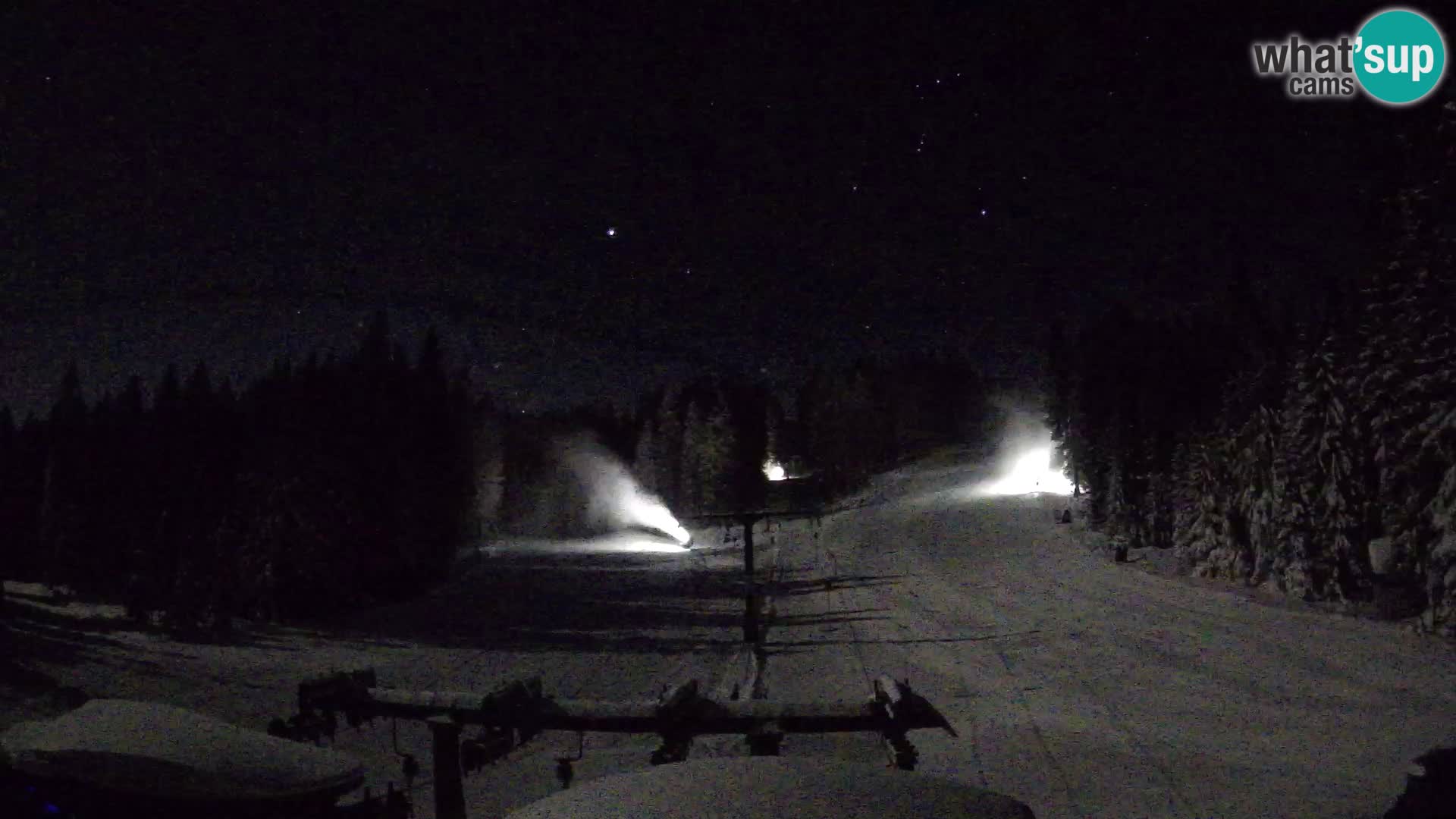 Comprensorio sciistico Rogla Webcam live Ostruščica piste 1 e 2