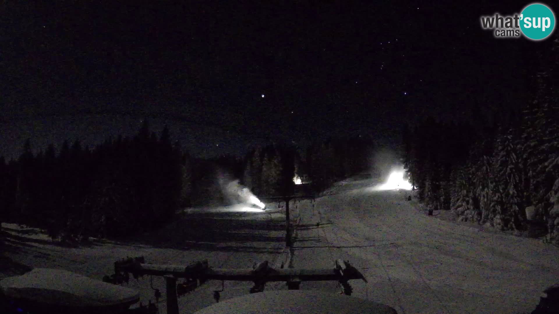 Comprensorio sciistico Rogla Webcam live Ostruščica piste 1 e 2