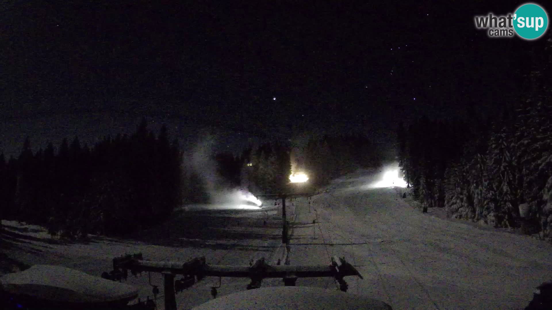 Estación de esquí Rogla Webcam Ostruščica pistas 1 y 2