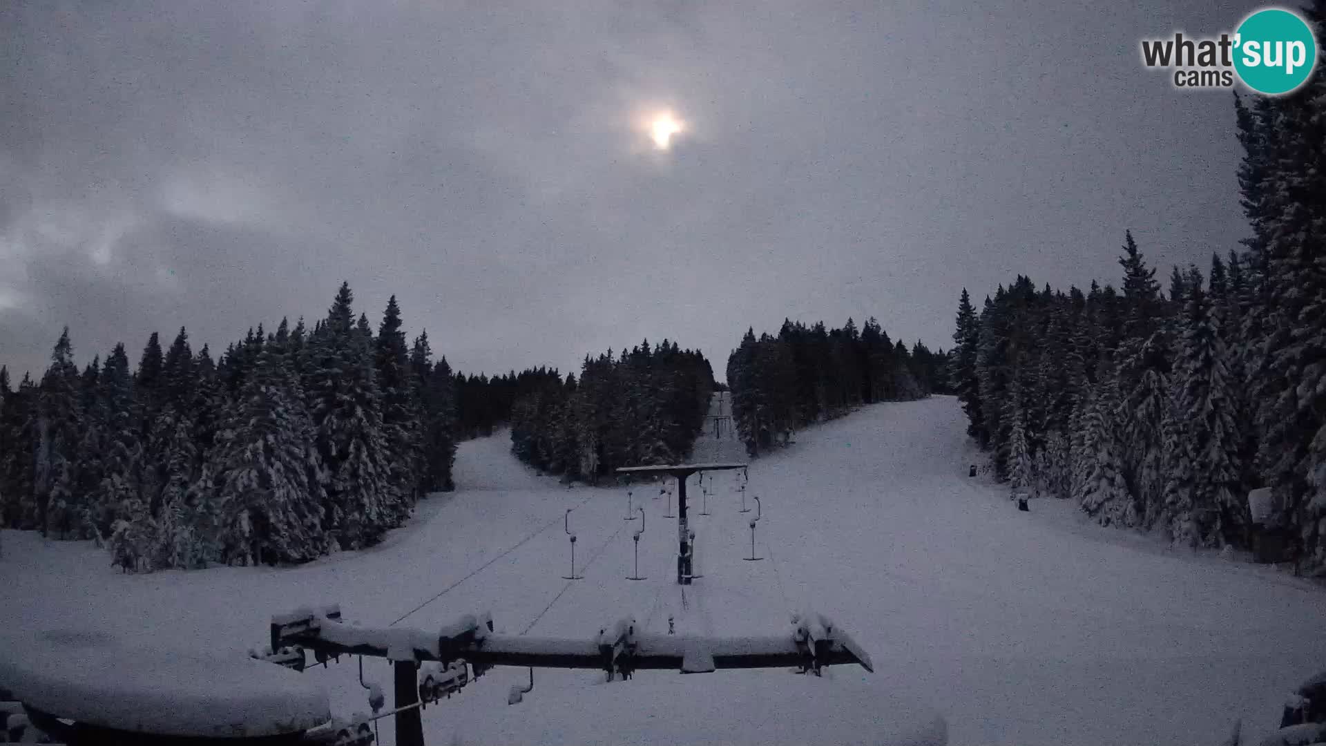 Comprensorio sciistico Rogla Webcam live Ostruščica piste 1 e 2