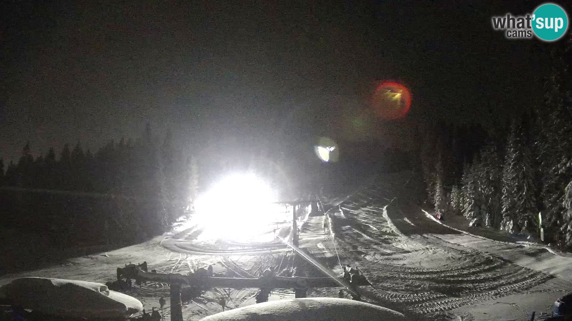 Skigebiet Rogla Webcam Ostruščica Piste 1 und 2