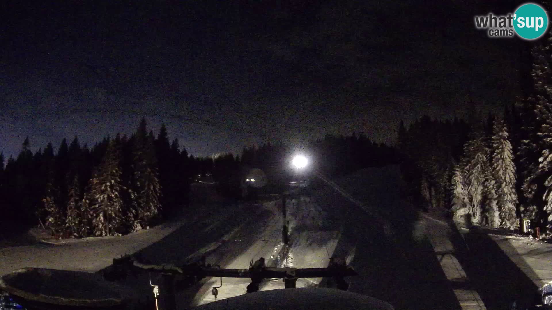 Skijalište Rogla web kamera Ostruščica proga 1 in 2