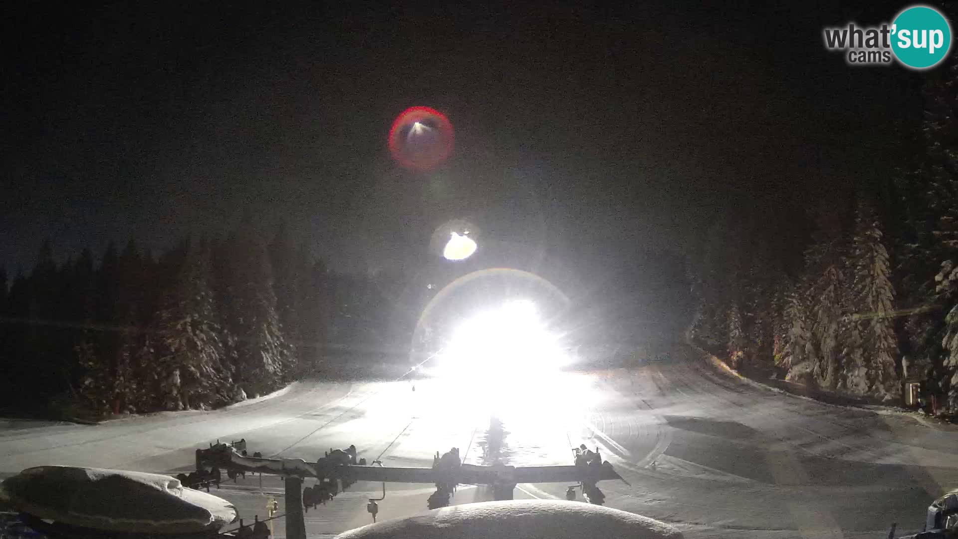 Skijalište Rogla web kamera Ostruščica proga 1 in 2