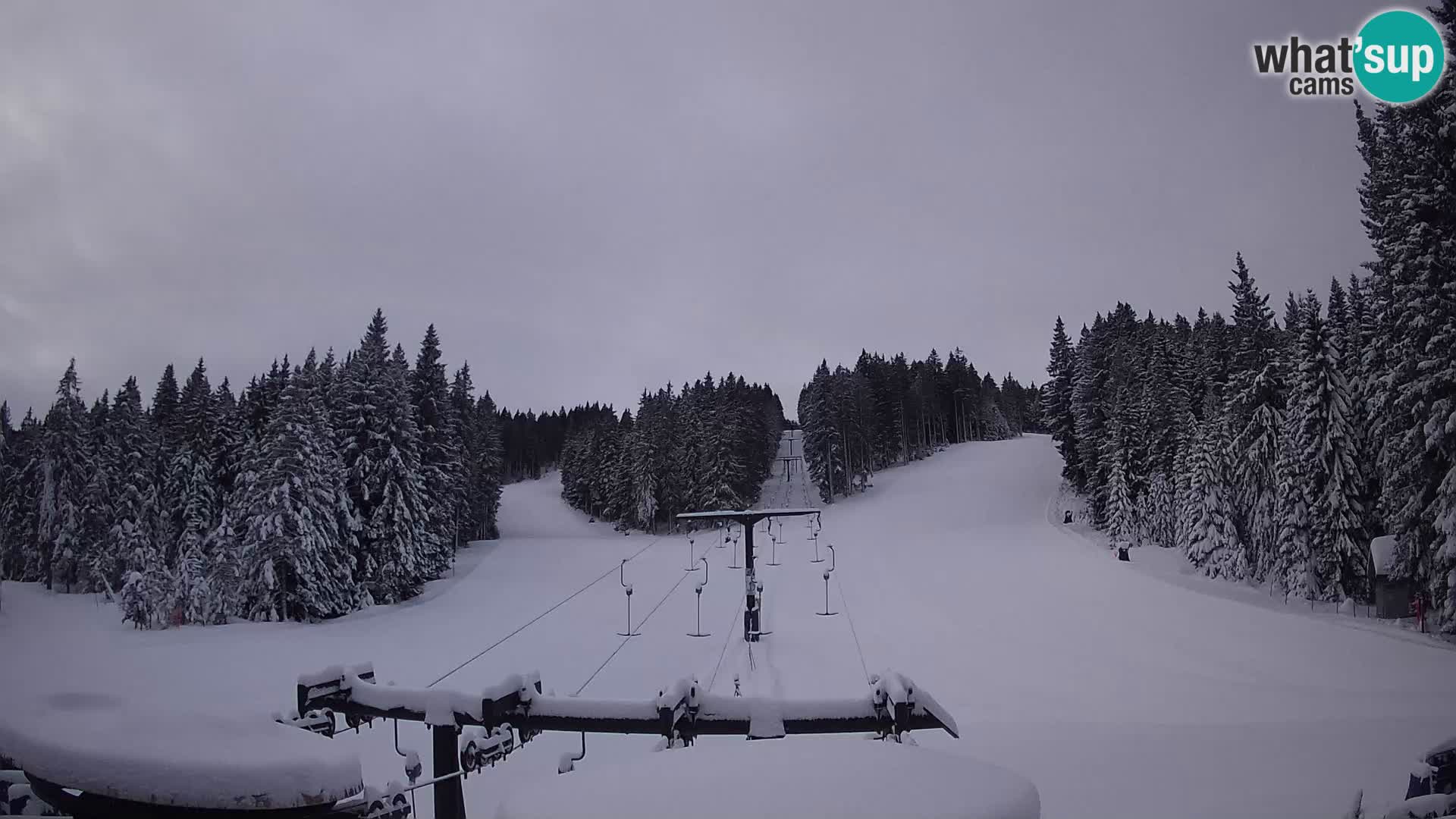 Skijalište Rogla web kamera Ostruščica proga 1 in 2