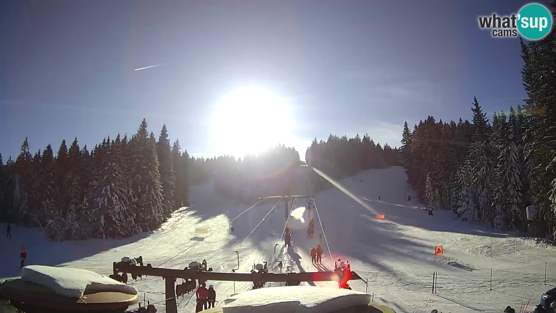 Comprensorio sciistico Rogla Webcam live Ostruščica piste 1 e 2