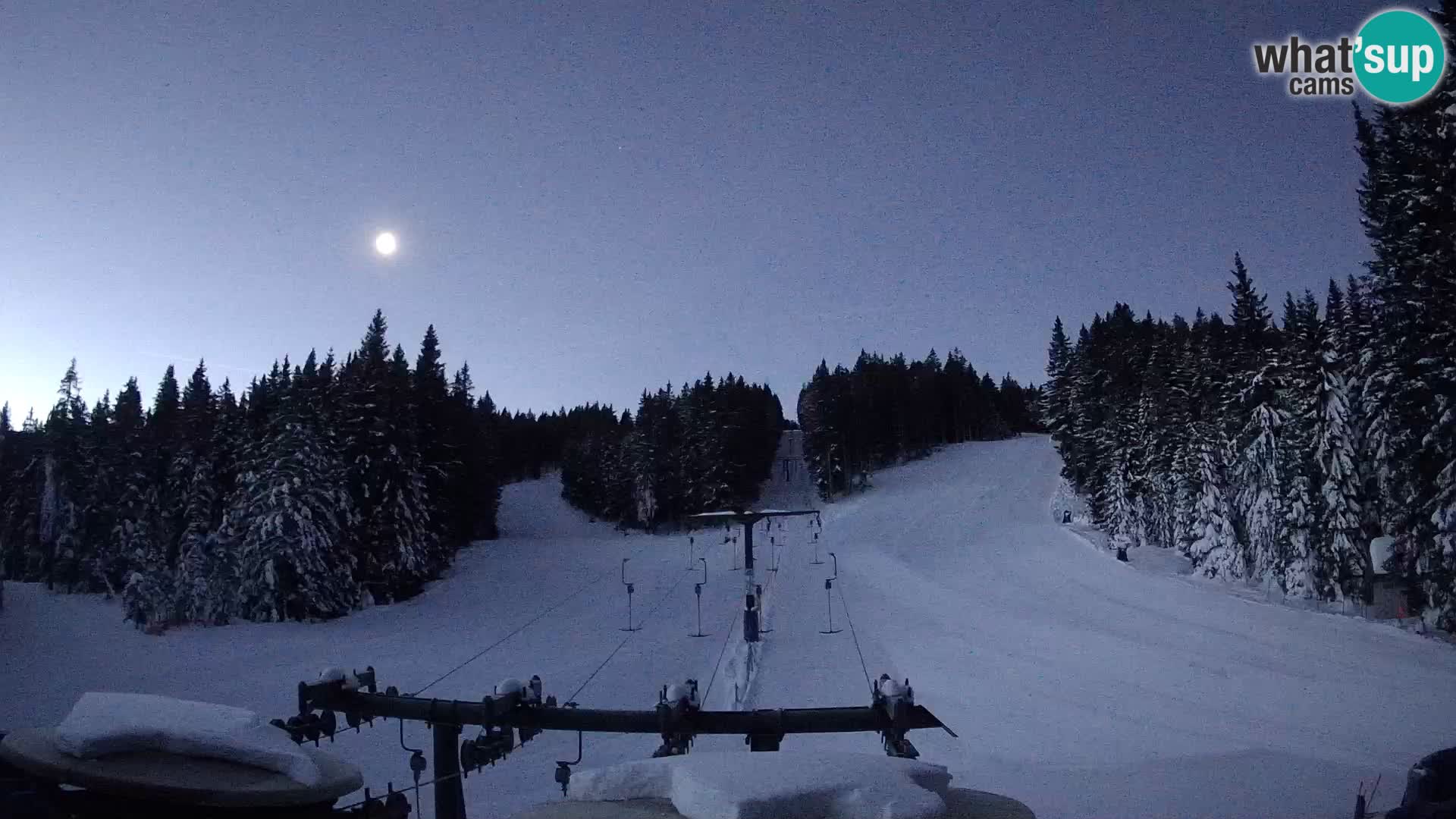 Comprensorio sciistico Rogla Webcam live Ostruščica piste 1 e 2