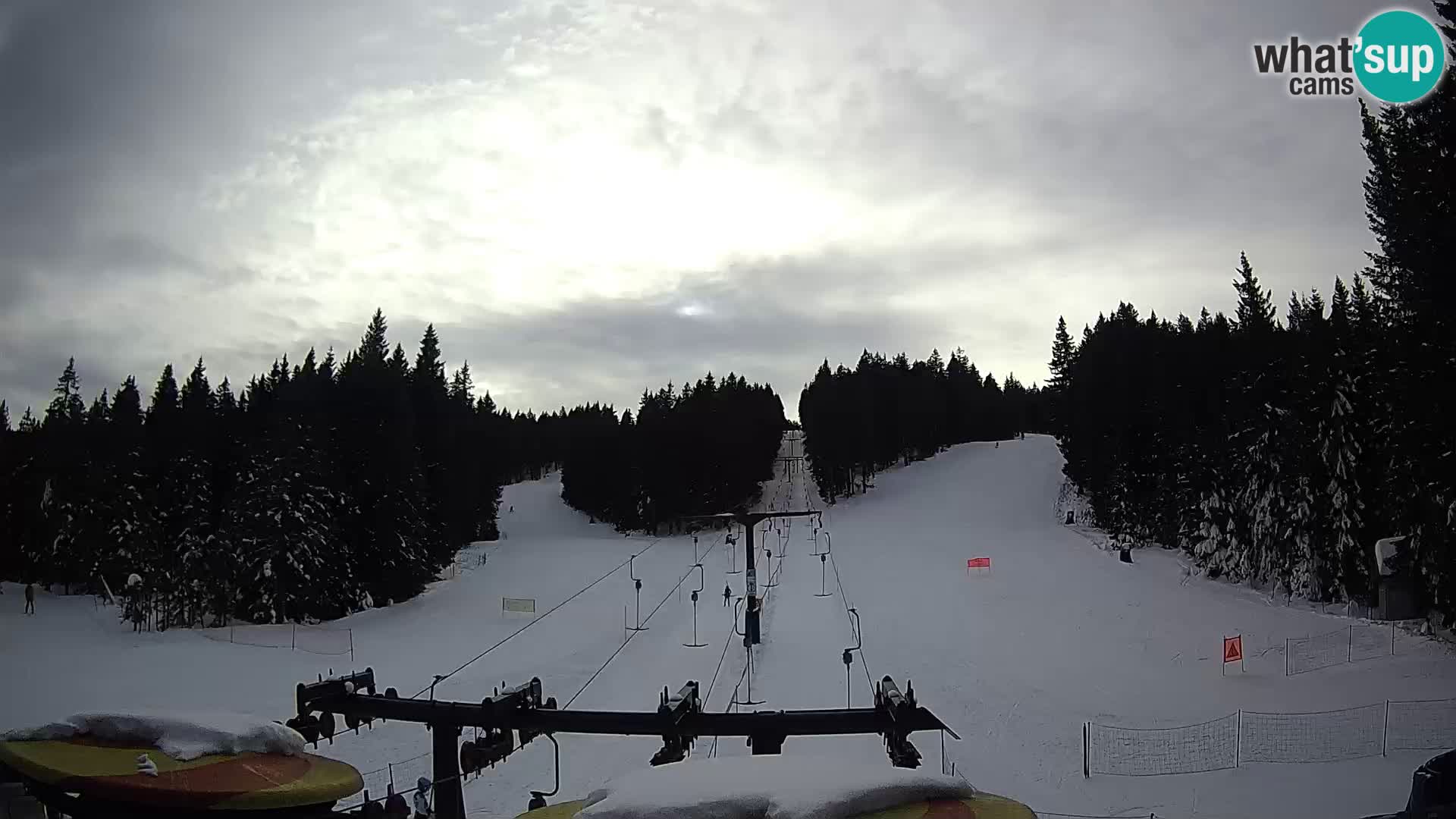 Skigebiet Rogla Webcam Ostruščica Piste 1 und 2