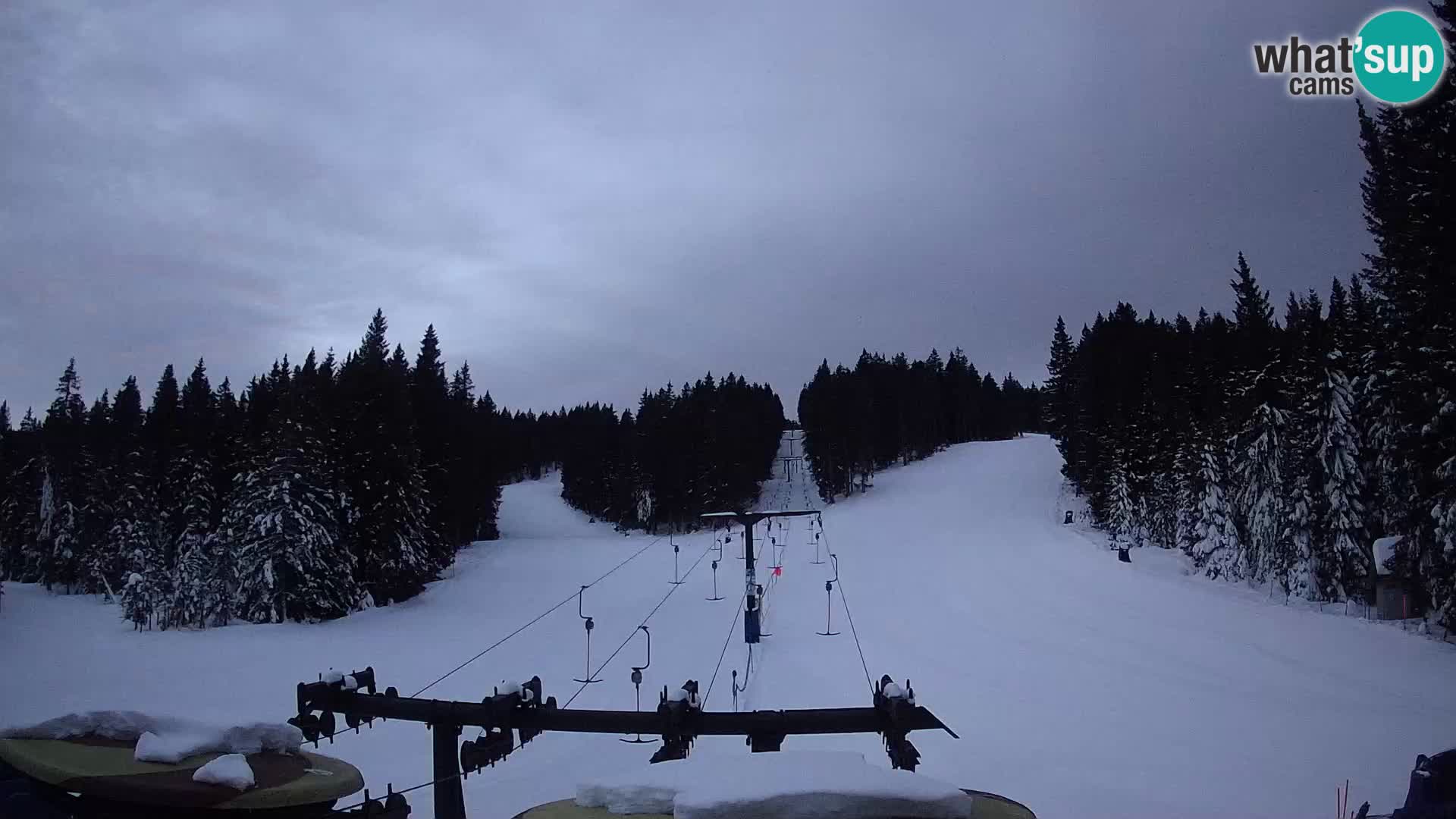 Estación de esquí Rogla Webcam Ostruščica pistas 1 y 2