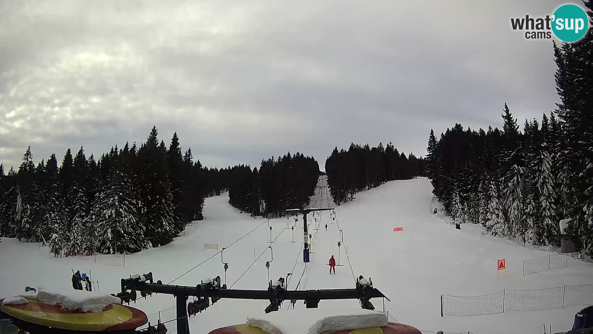 Skijalište Rogla web kamera Ostruščica proga 1 in 2